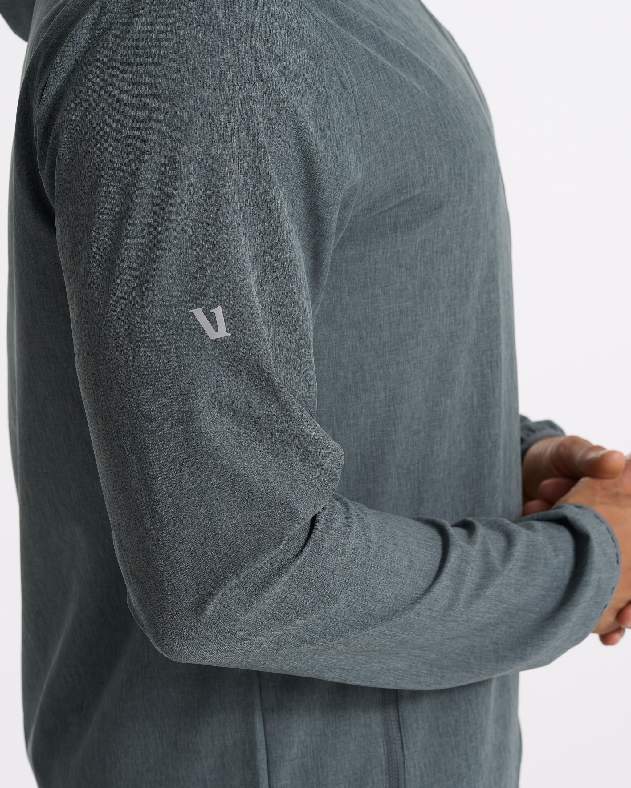 Outdoor Trainer Shell | Smoked Beryl Linen Texture - Image 6