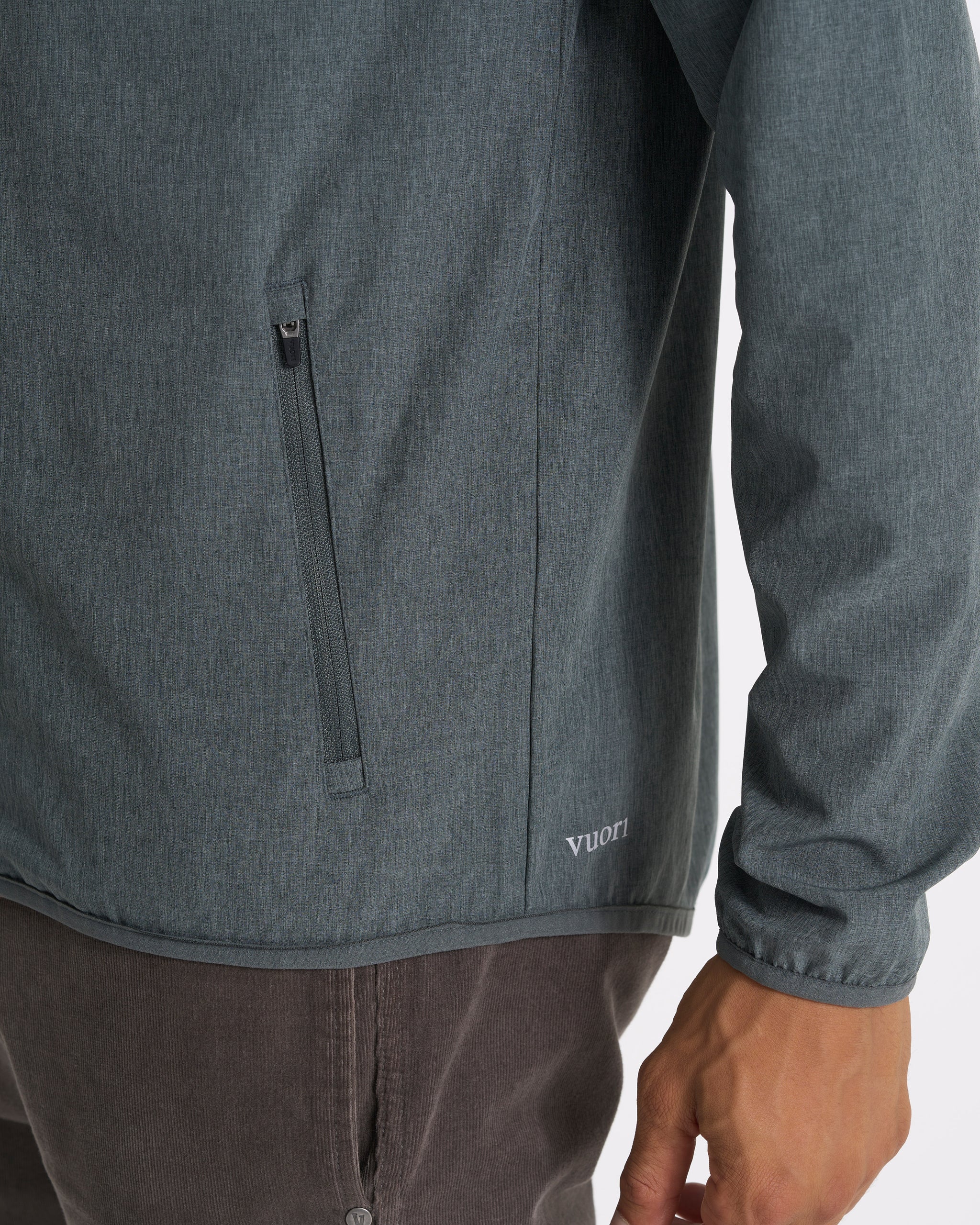 Outdoor Trainer Shell | Smoked Beryl Linen Texture - Image 8
