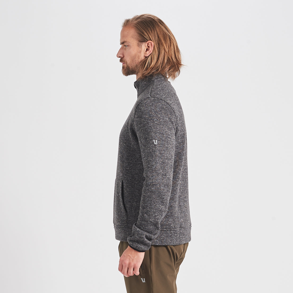 Durango Half Zip | Black Heather - Image 2