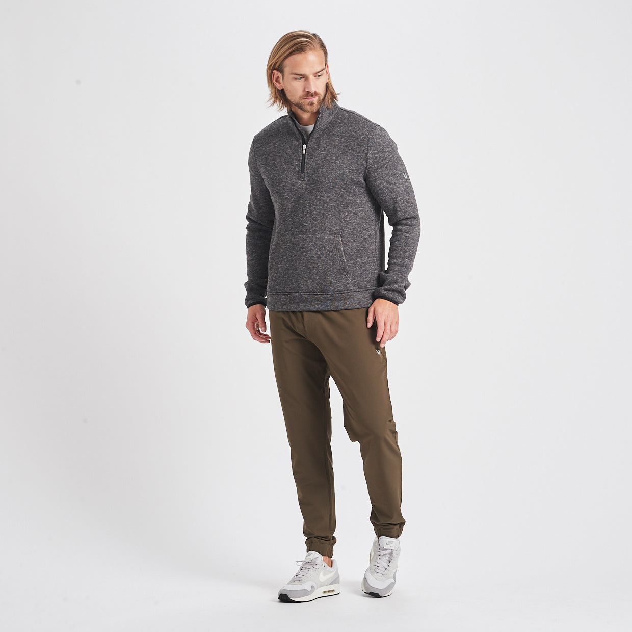 Durango Half Zip | Black Heather - Image 4