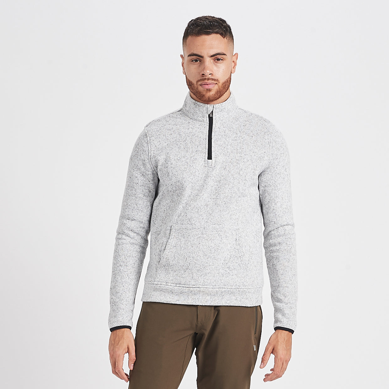 Durango Half Zip | Heather Grey - Image 2