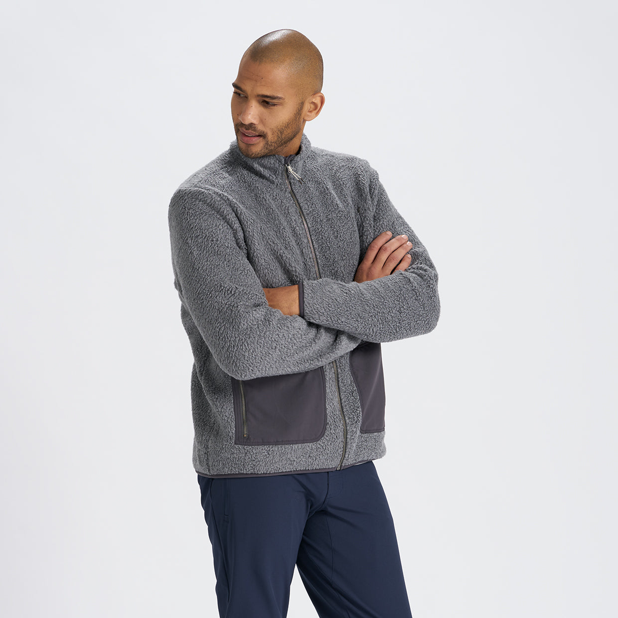 Alpine Sherpa Jacket | Heather Grey - Image 2