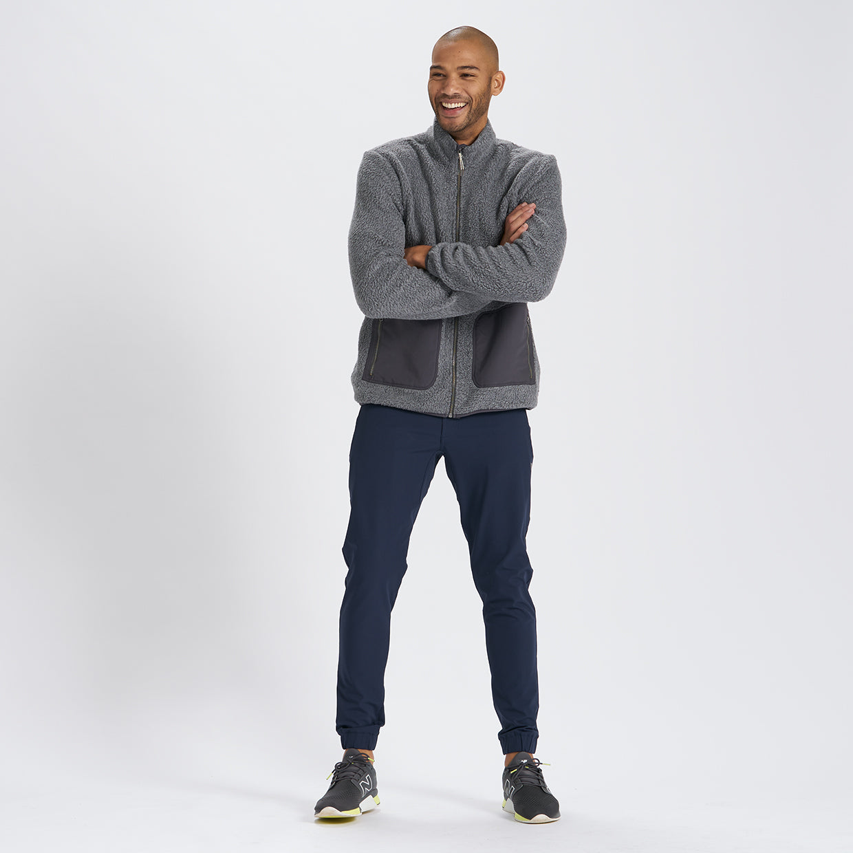Alpine Sherpa Jacket | Heather Grey - Image 4