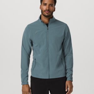 Venture Track Jacket | Blue Sea Linen Texture
