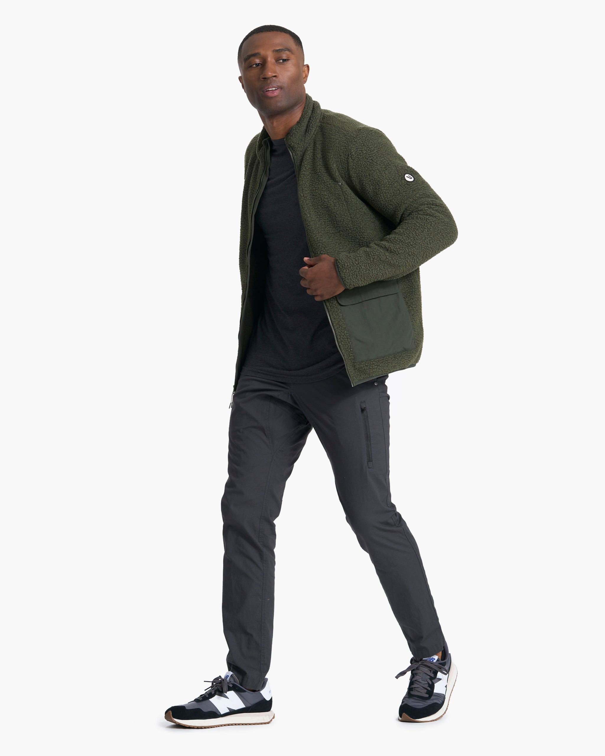 Idyllwild Sherpa Jacket | Forest - Image 5