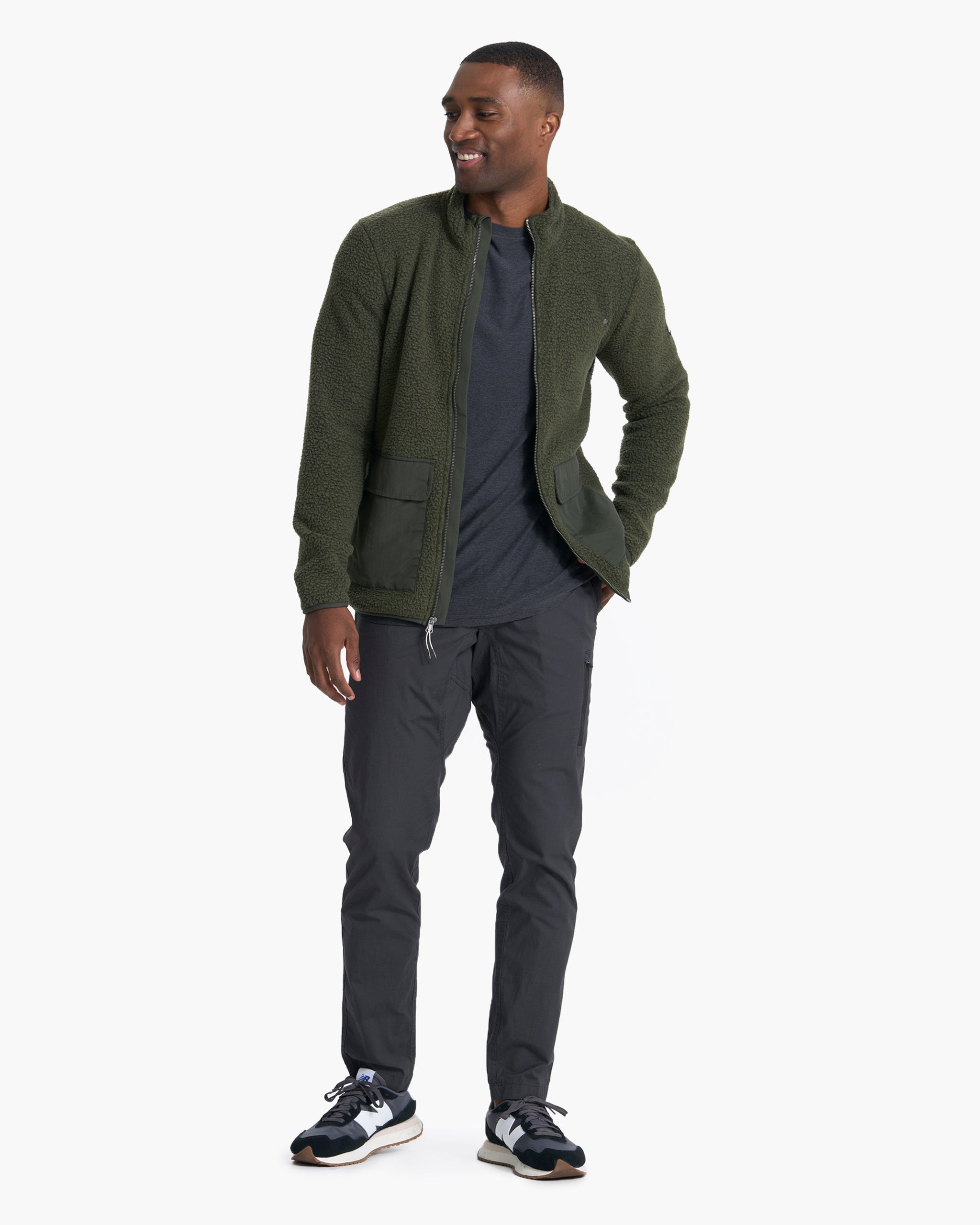 Idyllwild Sherpa Jacket | Forest - Image 4