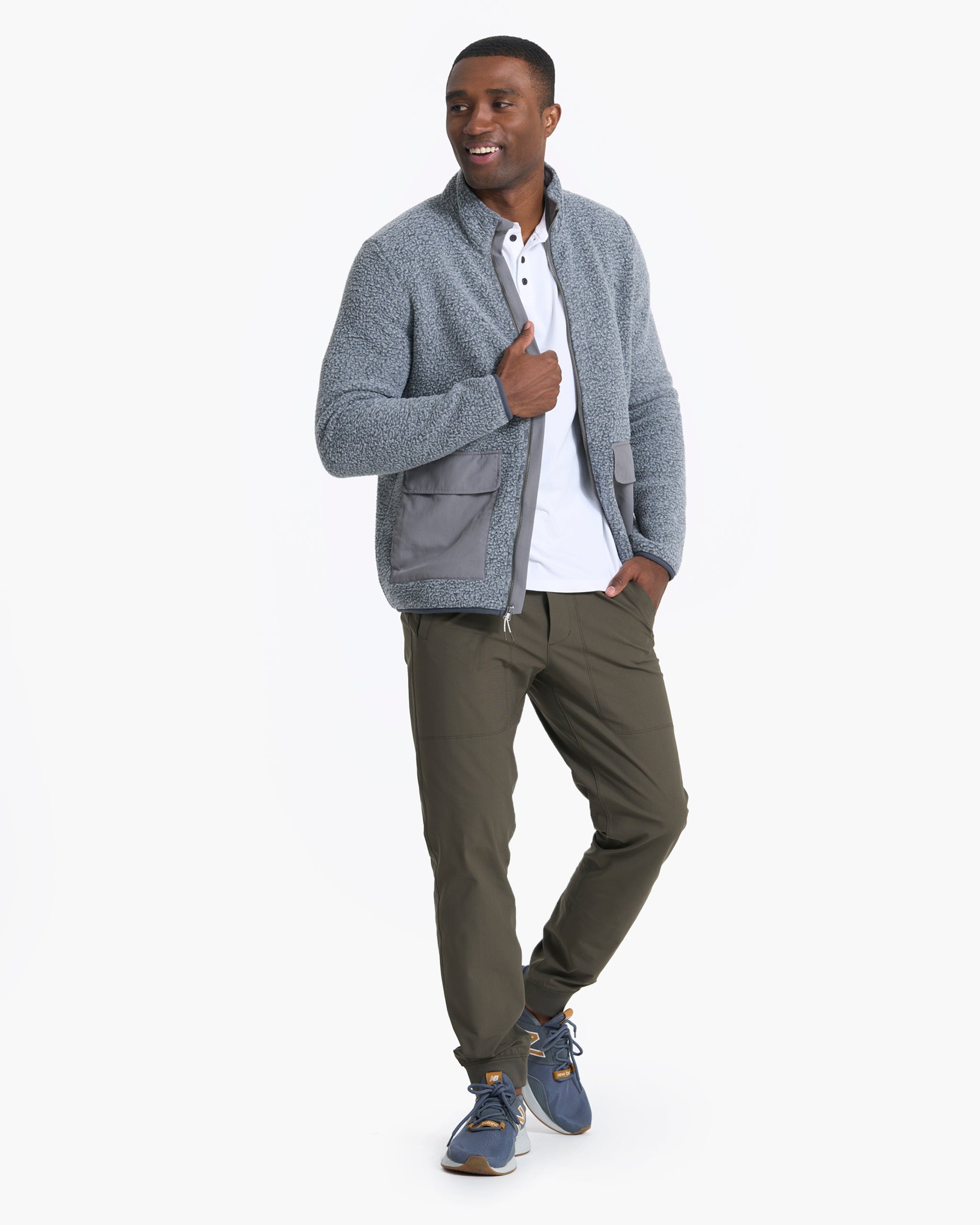 Idyllwild Sherpa Jacket | Heather Grey - Image 4