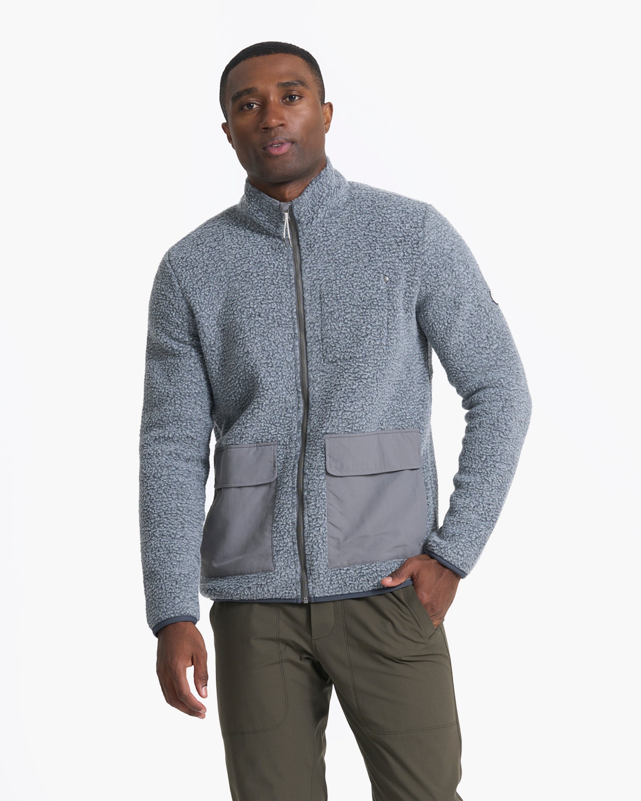 Idyllwild Sherpa Jacket | Heather Grey - Image 2