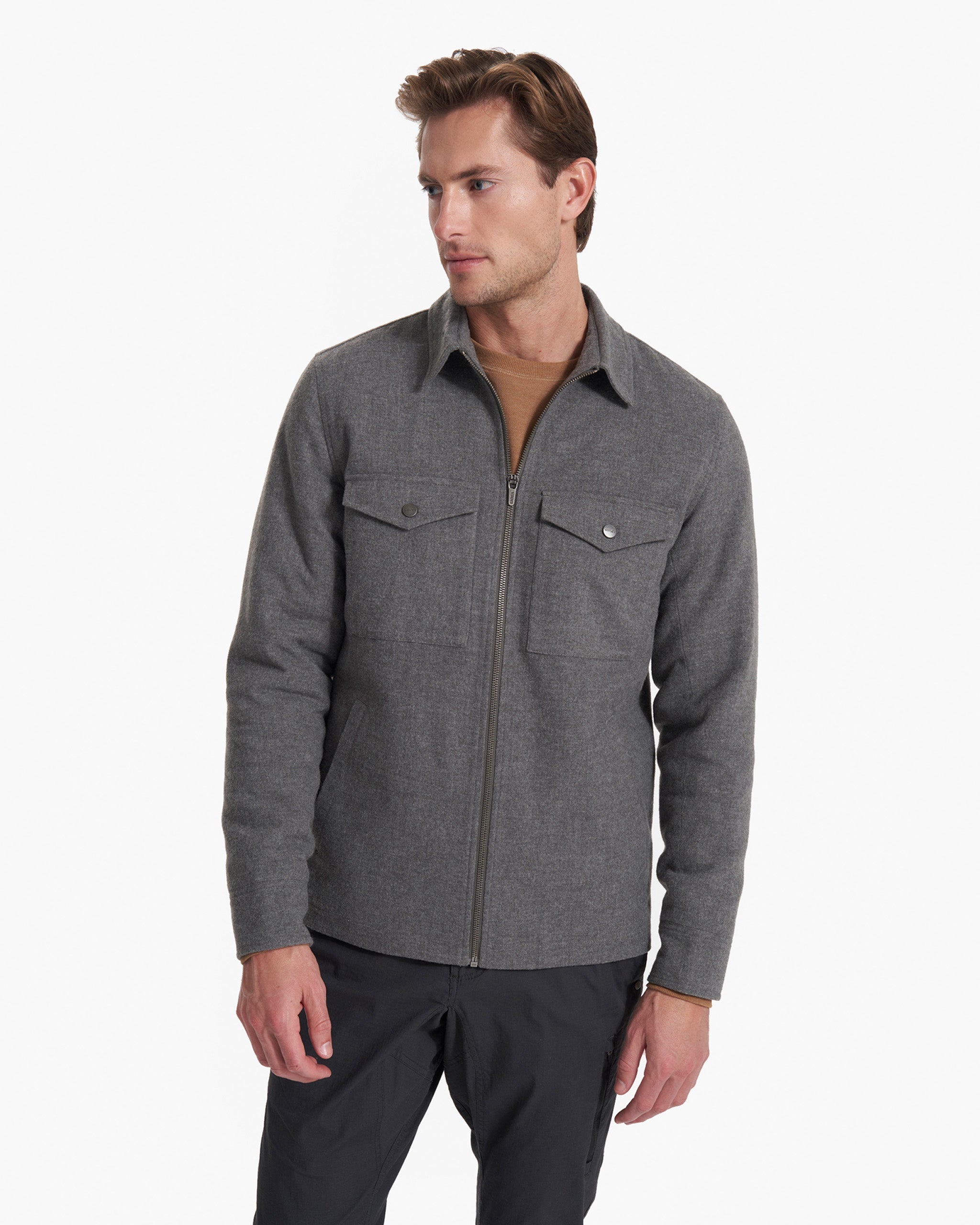 Ridgeline Wool Jacket | Charcoal Heather - Image 2