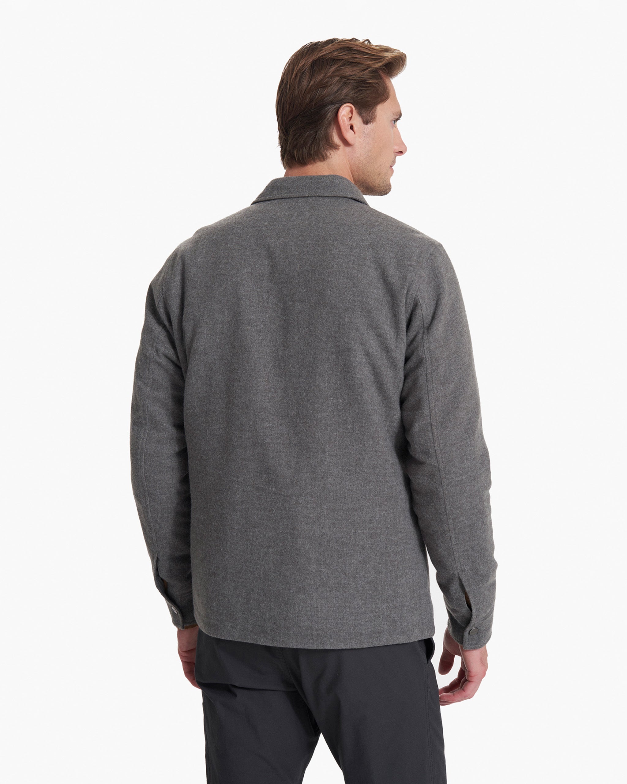 Ridgeline Wool Jacket | Charcoal Heather - Image 3
