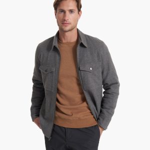 Ridgeline Wool Jacket | Charcoal Heather