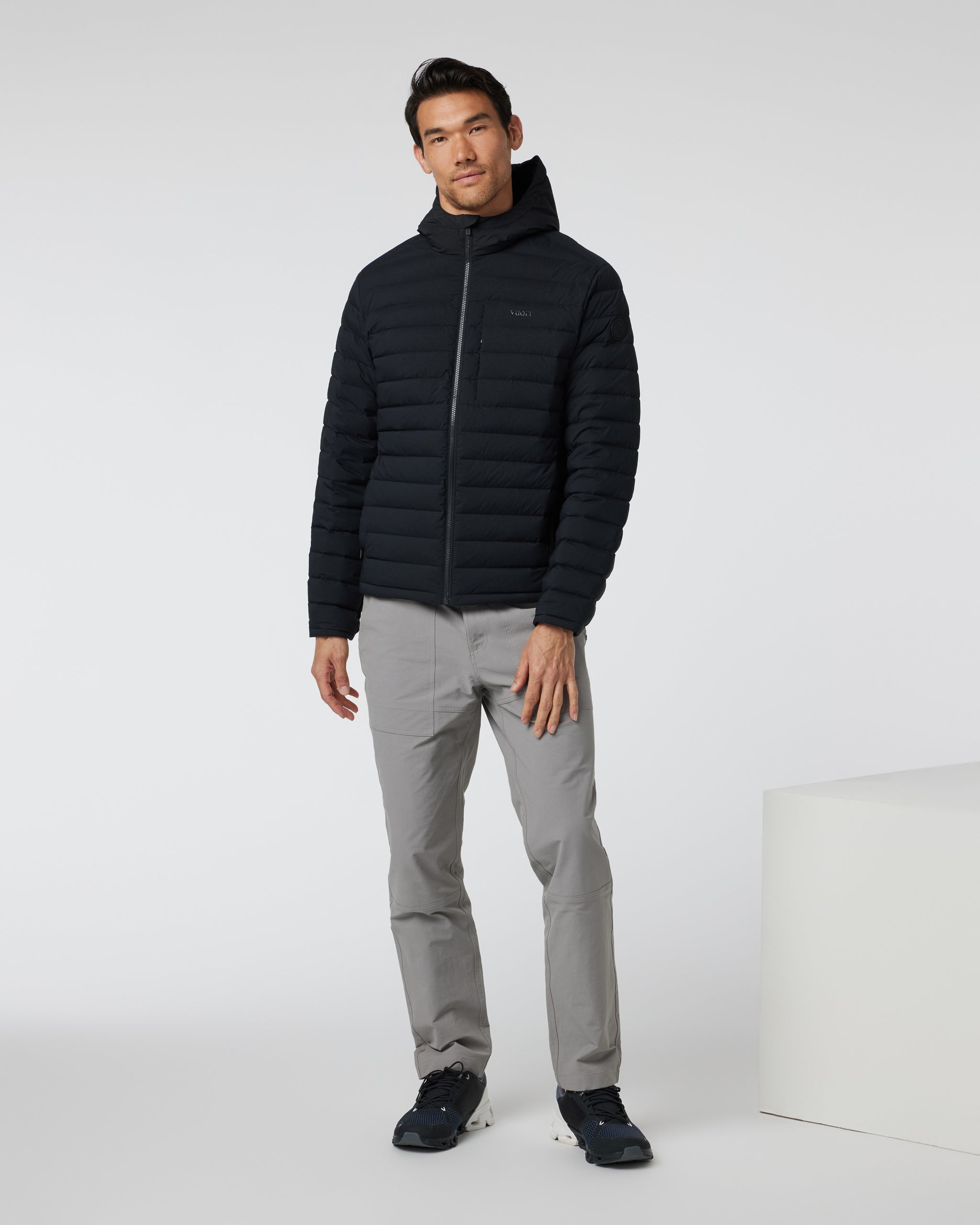 Steadfast Full Zip Hooded Jacket | Black - Image 4