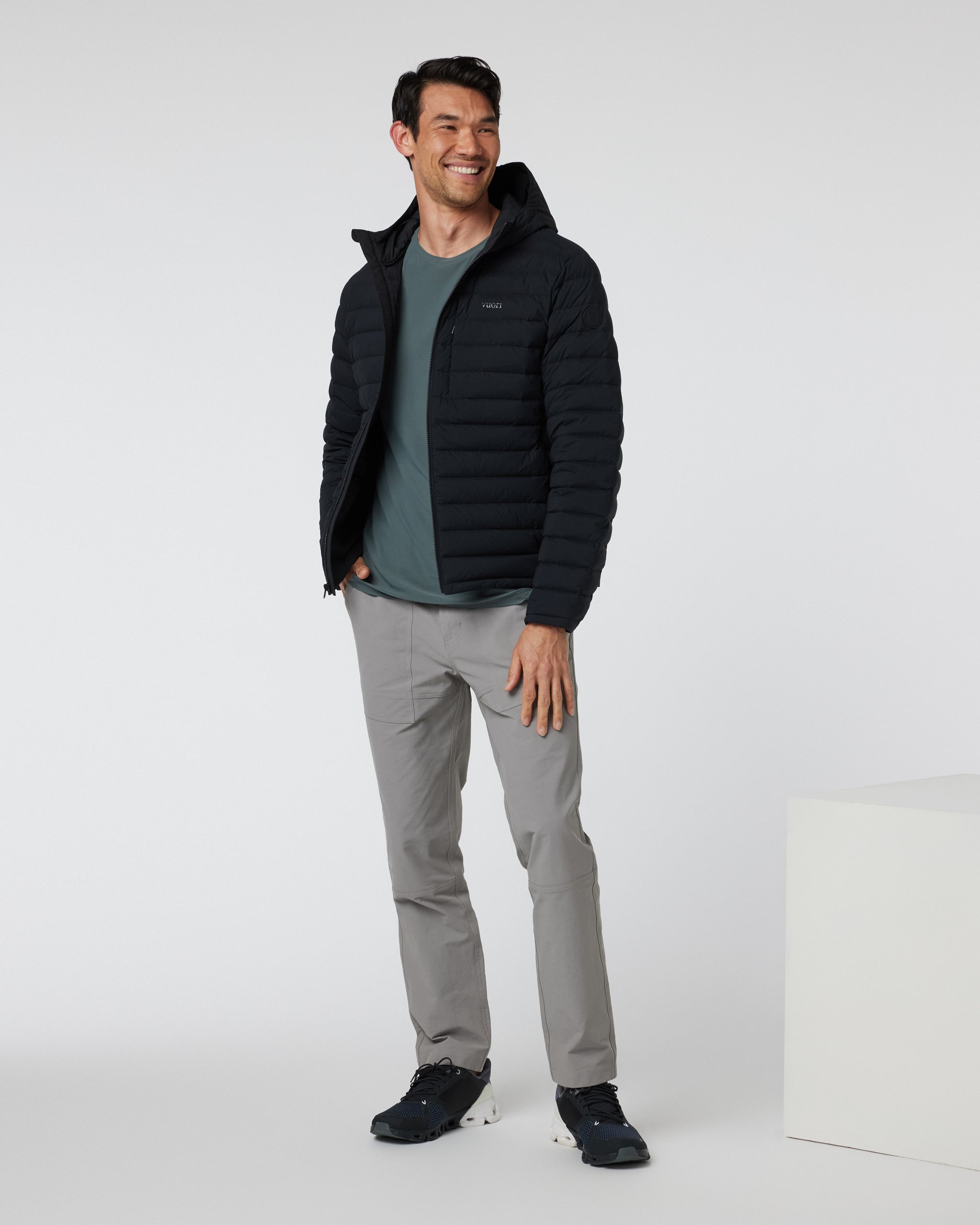 Steadfast Full Zip Hooded Jacket | Black - Image 3
