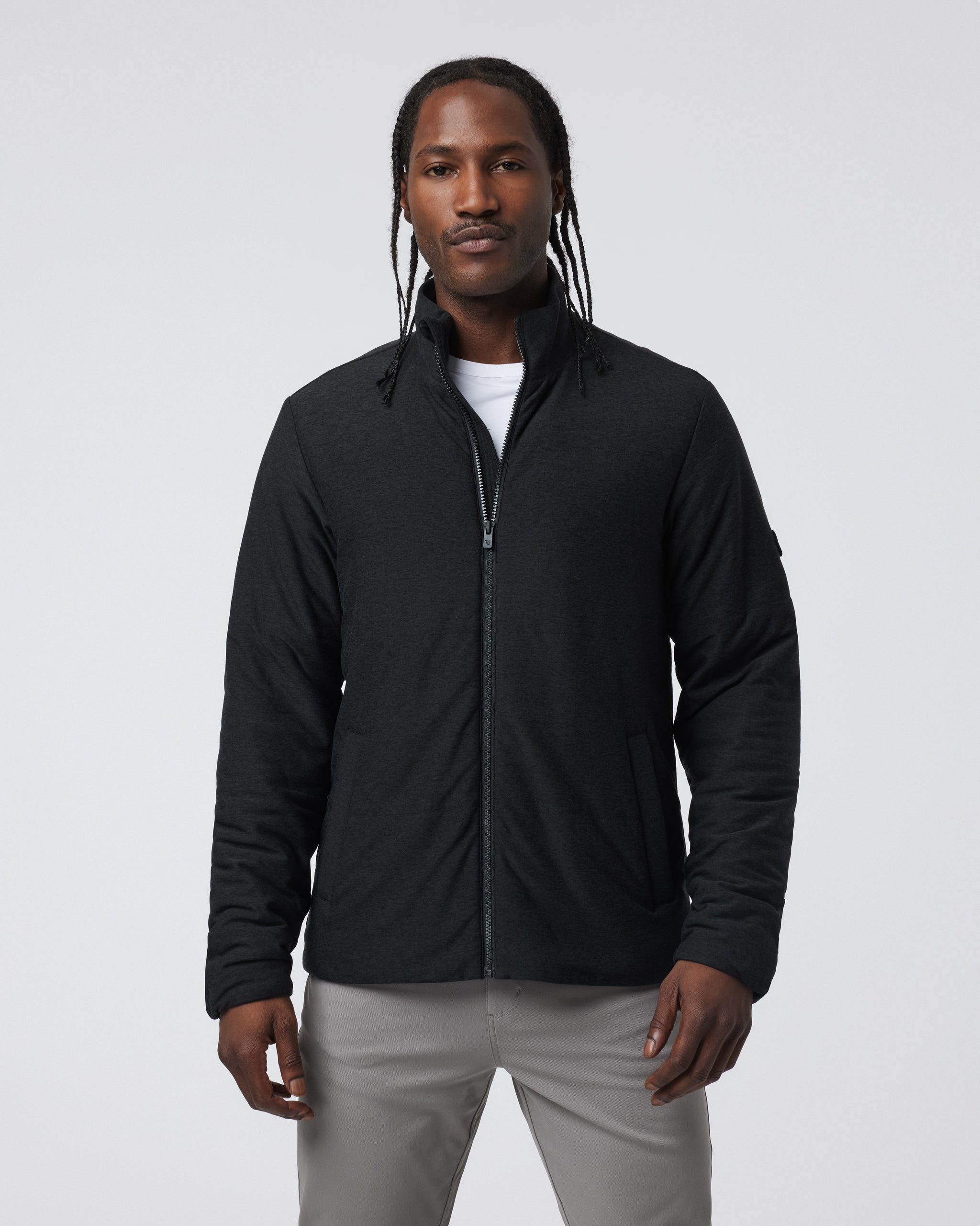 Ponto Insulated Jacket | Black Heather - Image 5
