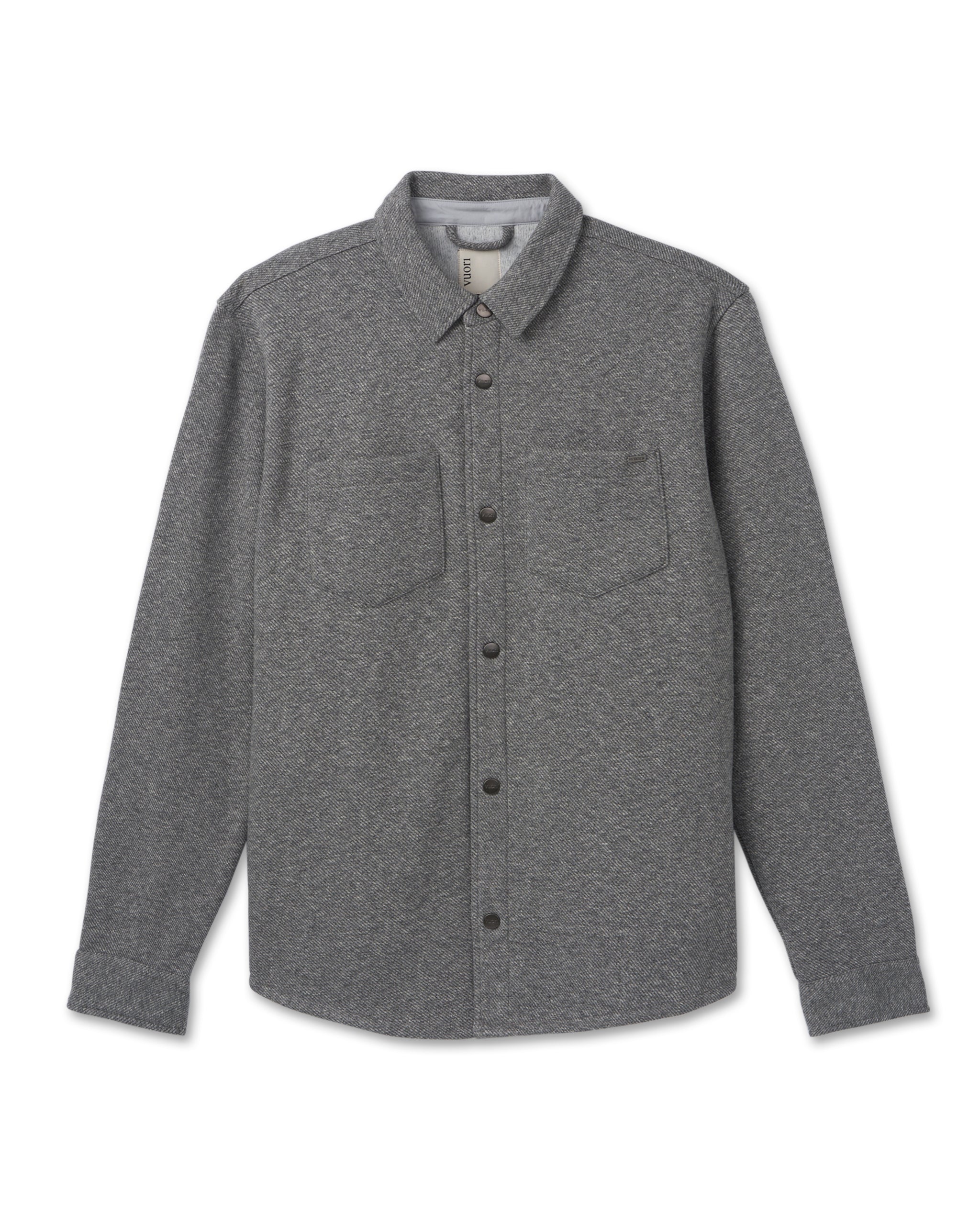 Del Mar Fleece Shirt Jacket | Heather Grey - Image 4