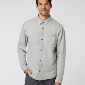 Del Mar Fleece Shirt Jacket | Vapor Heather