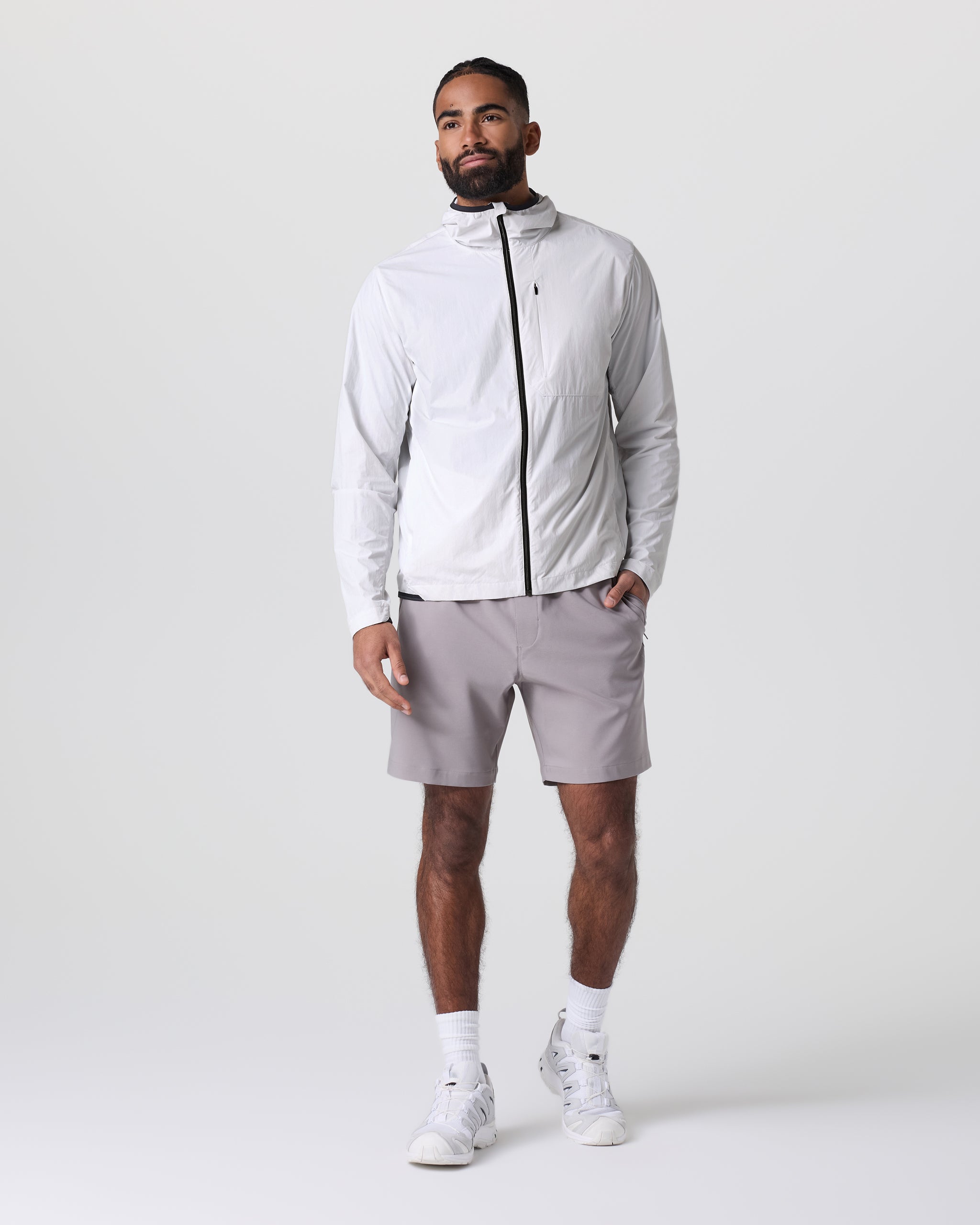 Ronan Packable Jacket | Frost Grey - Image 4