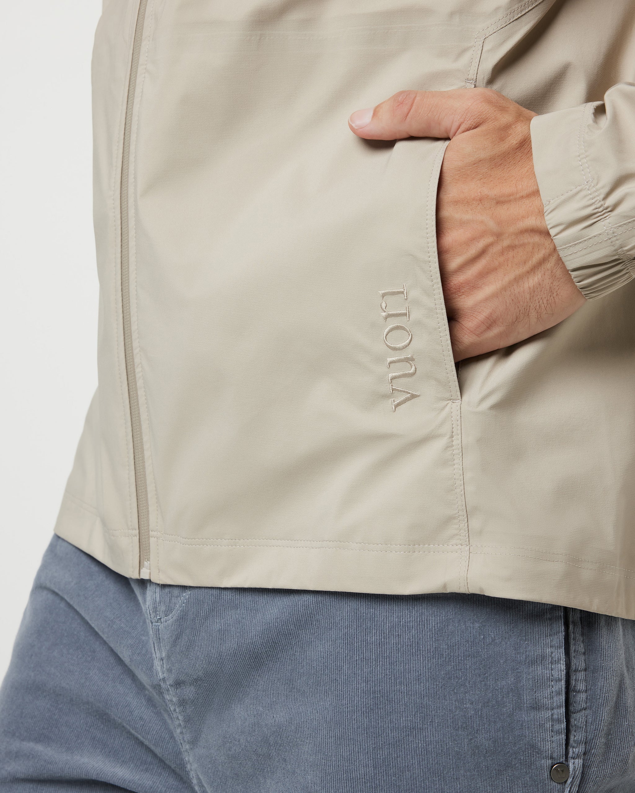 Rainstorm Packable Jacket | Toast - Image 4