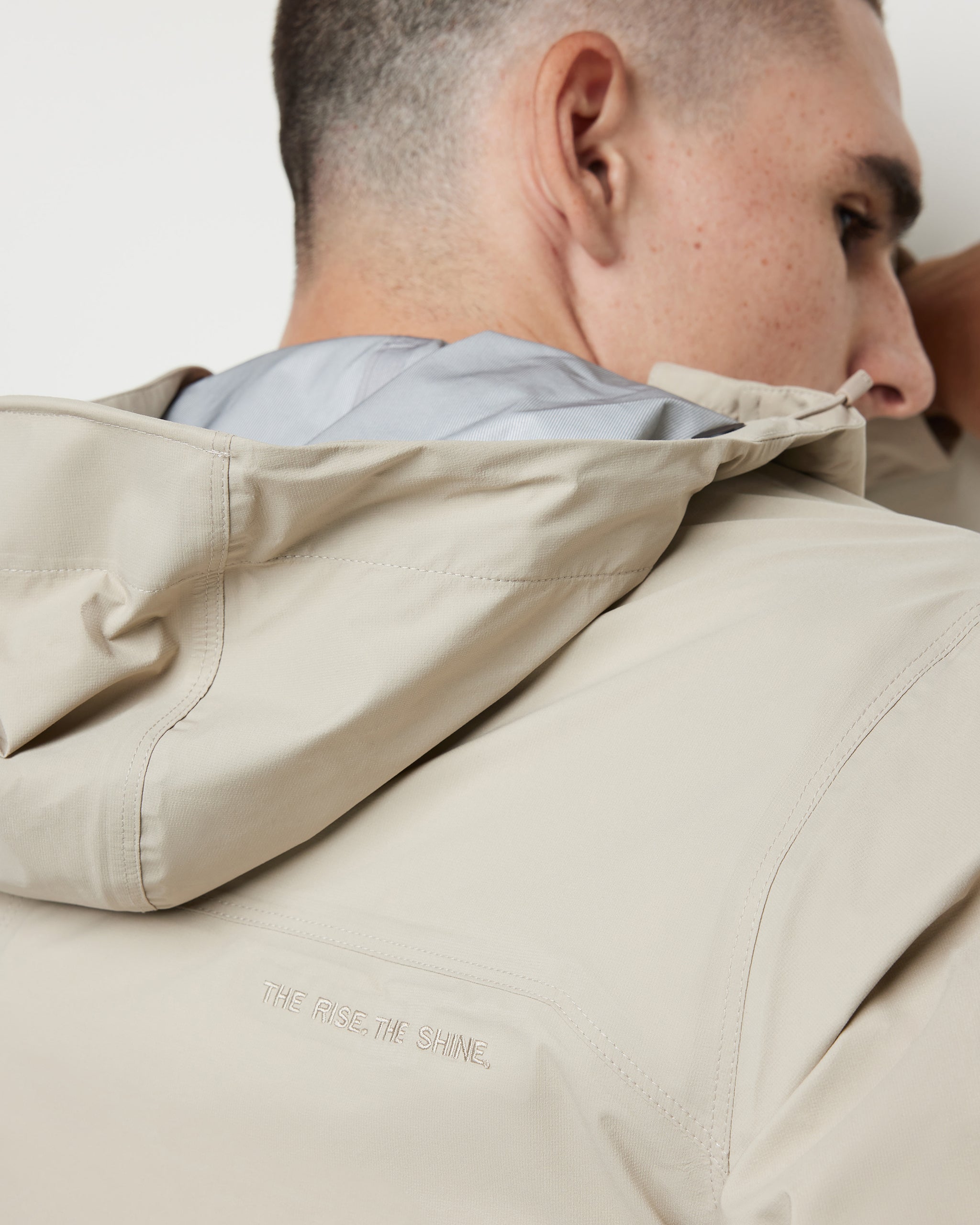 Rainstorm Packable Jacket | Toast - Image 2
