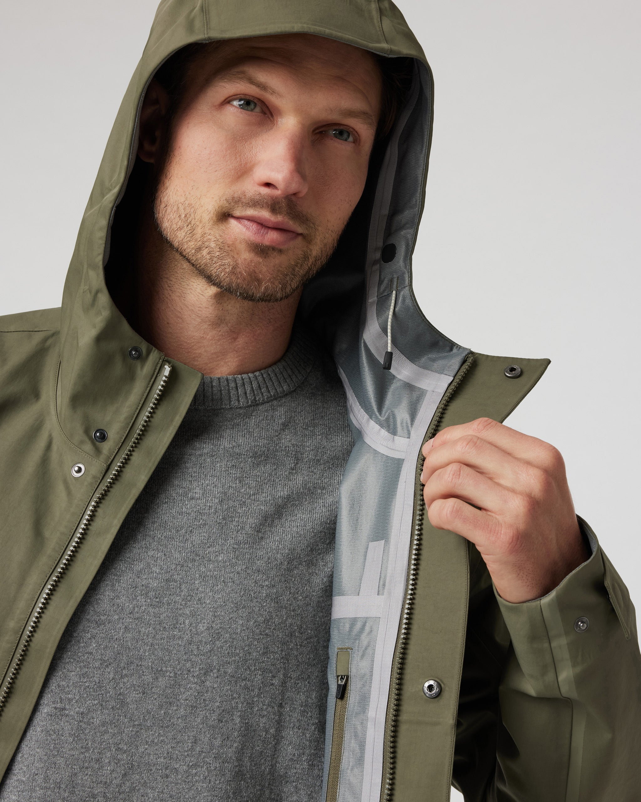 Tuuli Rain Jacket | Dark Metal - Image 4