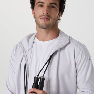 Powergrid Full Zip Jacket | Frost Grey
