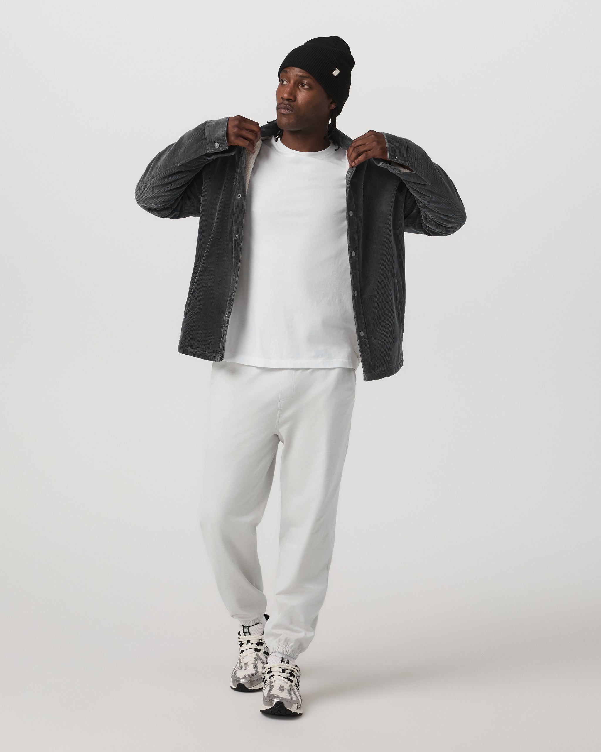 Vuori Cord Jacket | Dark Pewter - Image 4