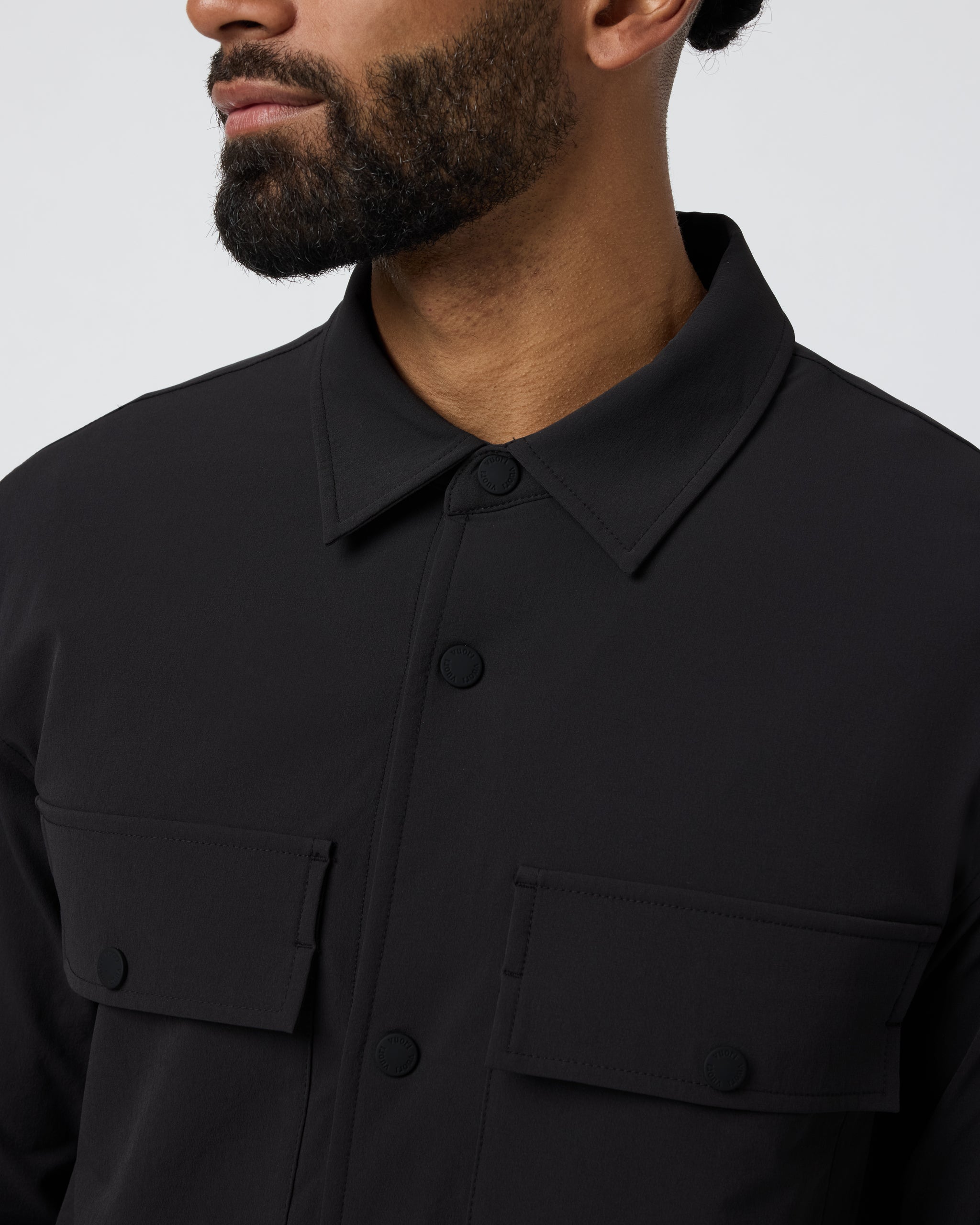 Lawson Tech Shirt Jacket | Black - Image 2