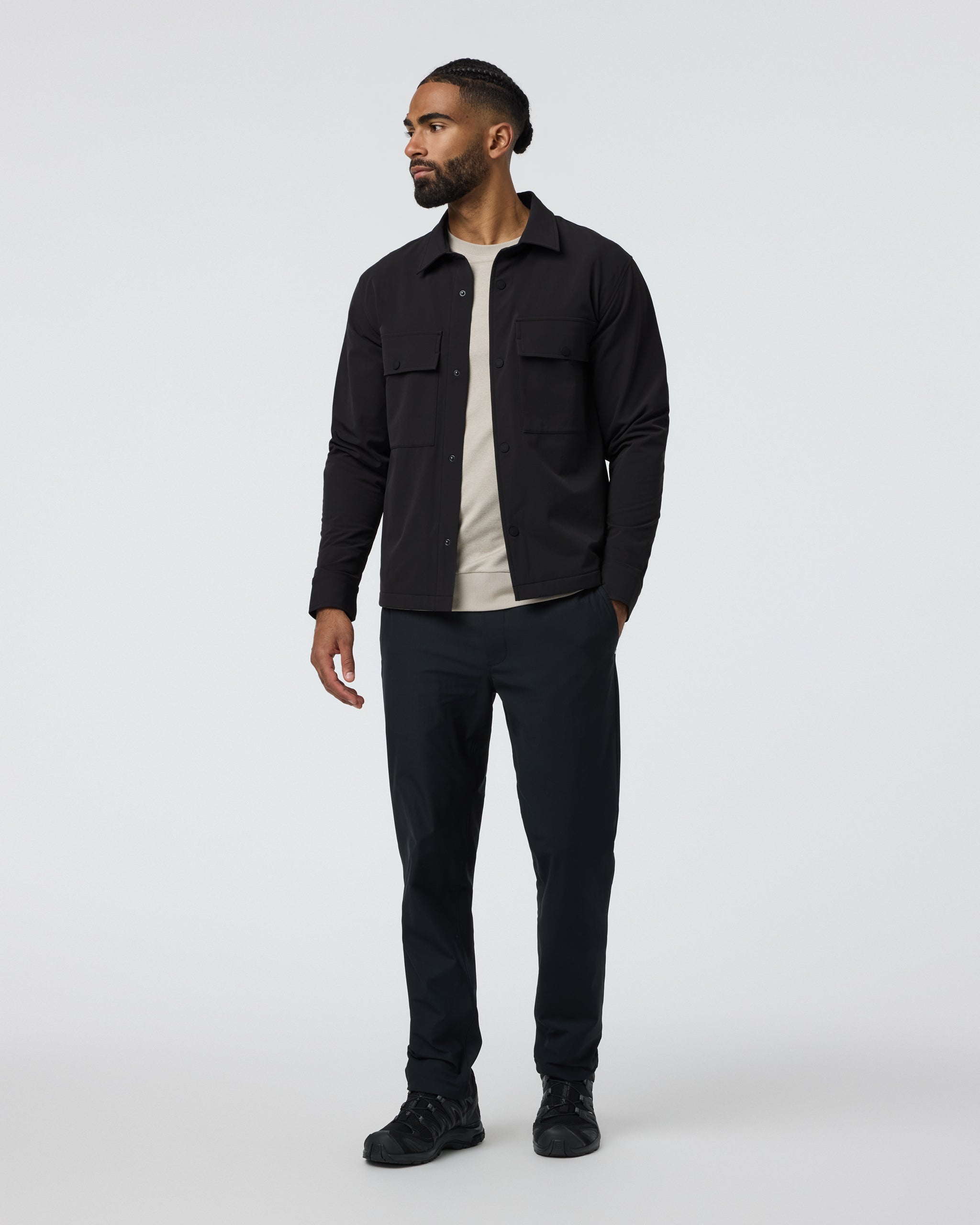 Lawson Tech Shirt Jacket | Black - Image 4