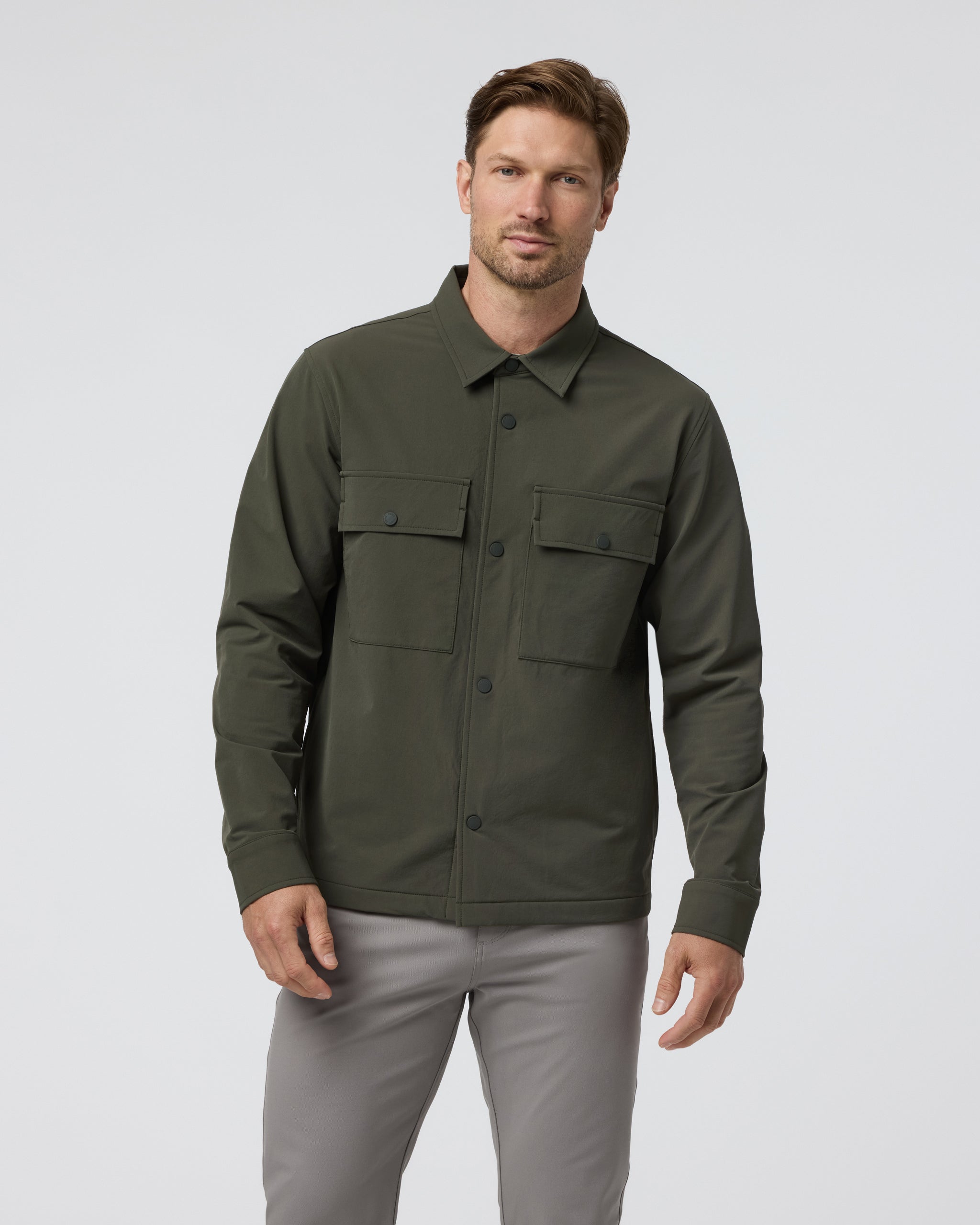 Lawson Tech Shirt Jacket | Oregano - Image 5