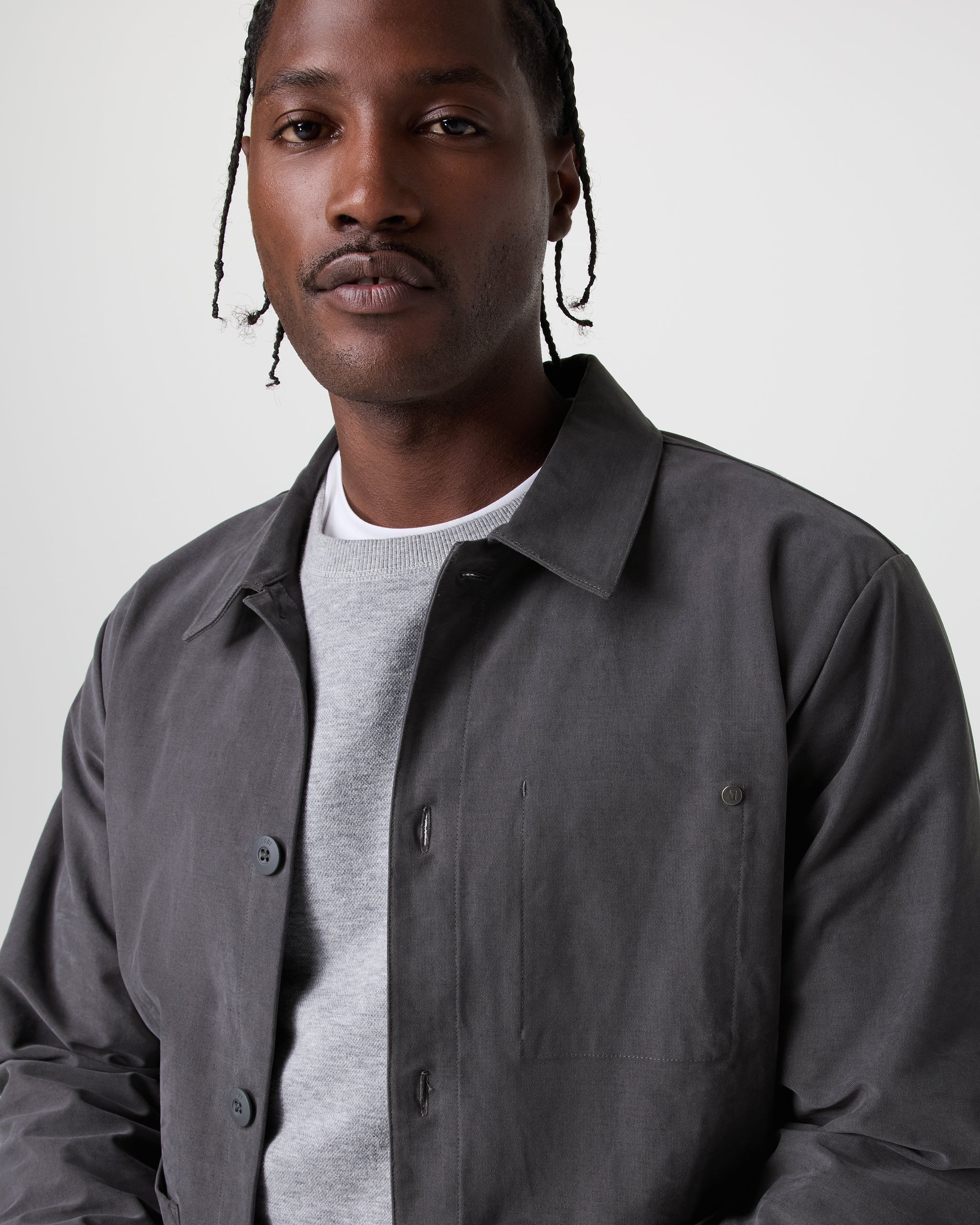 Timor Chore Jacket | Charcoal - Image 4