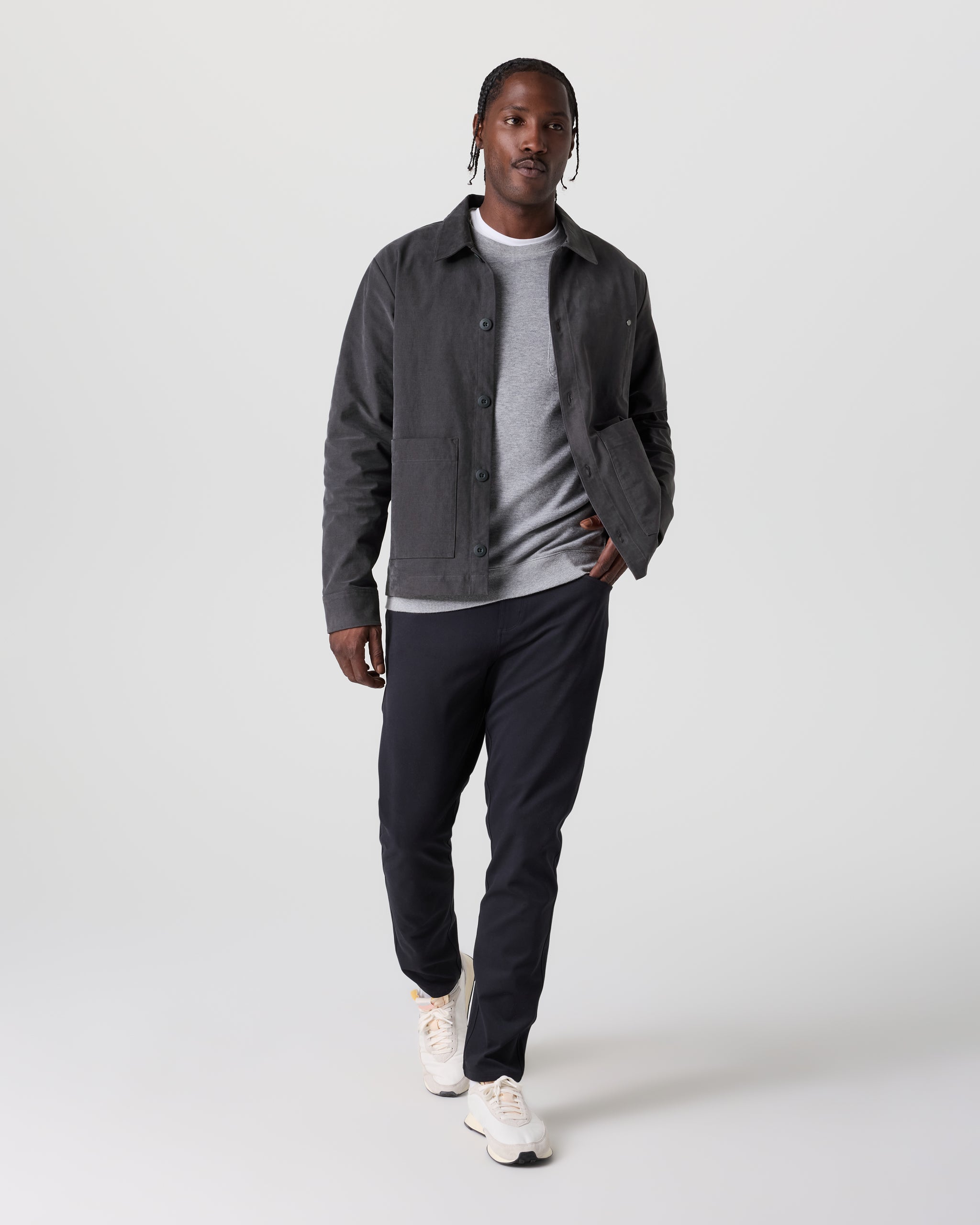 Timor Chore Jacket | Charcoal - Image 3