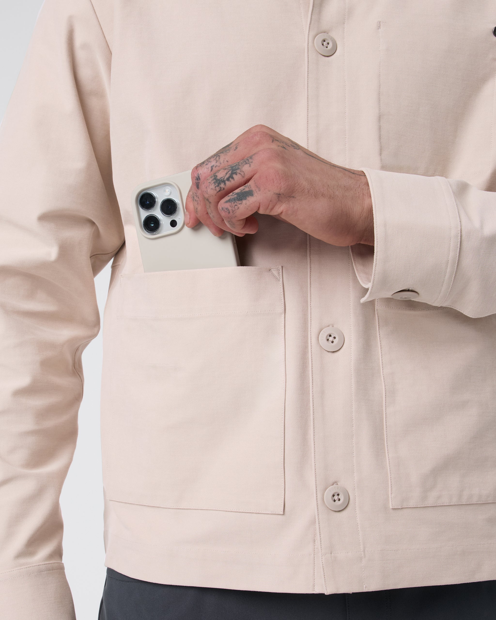 Timor Chore Jacket | Oatmeal - Image 4