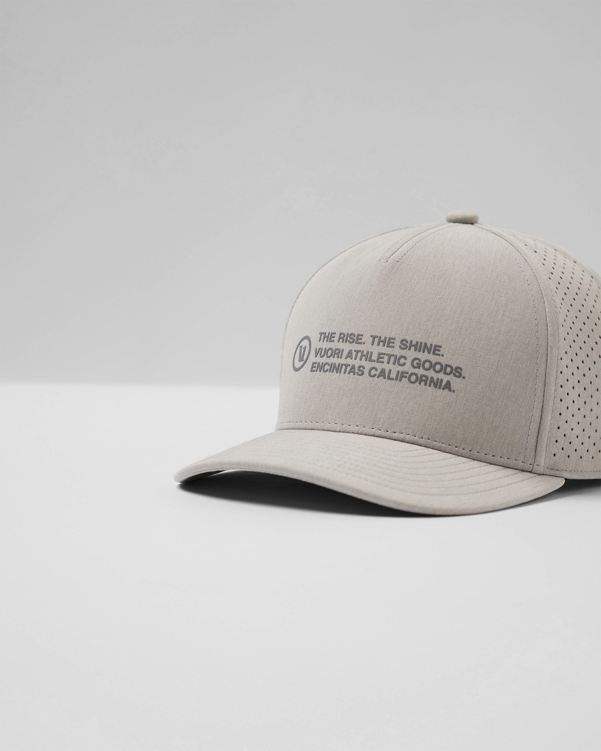 Vuori Water Tech Hat | Light Heather Grey - Image 2