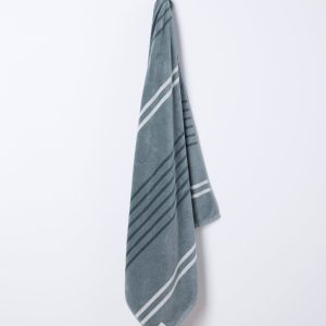 Stripe Beach Towel | Dusty Blue