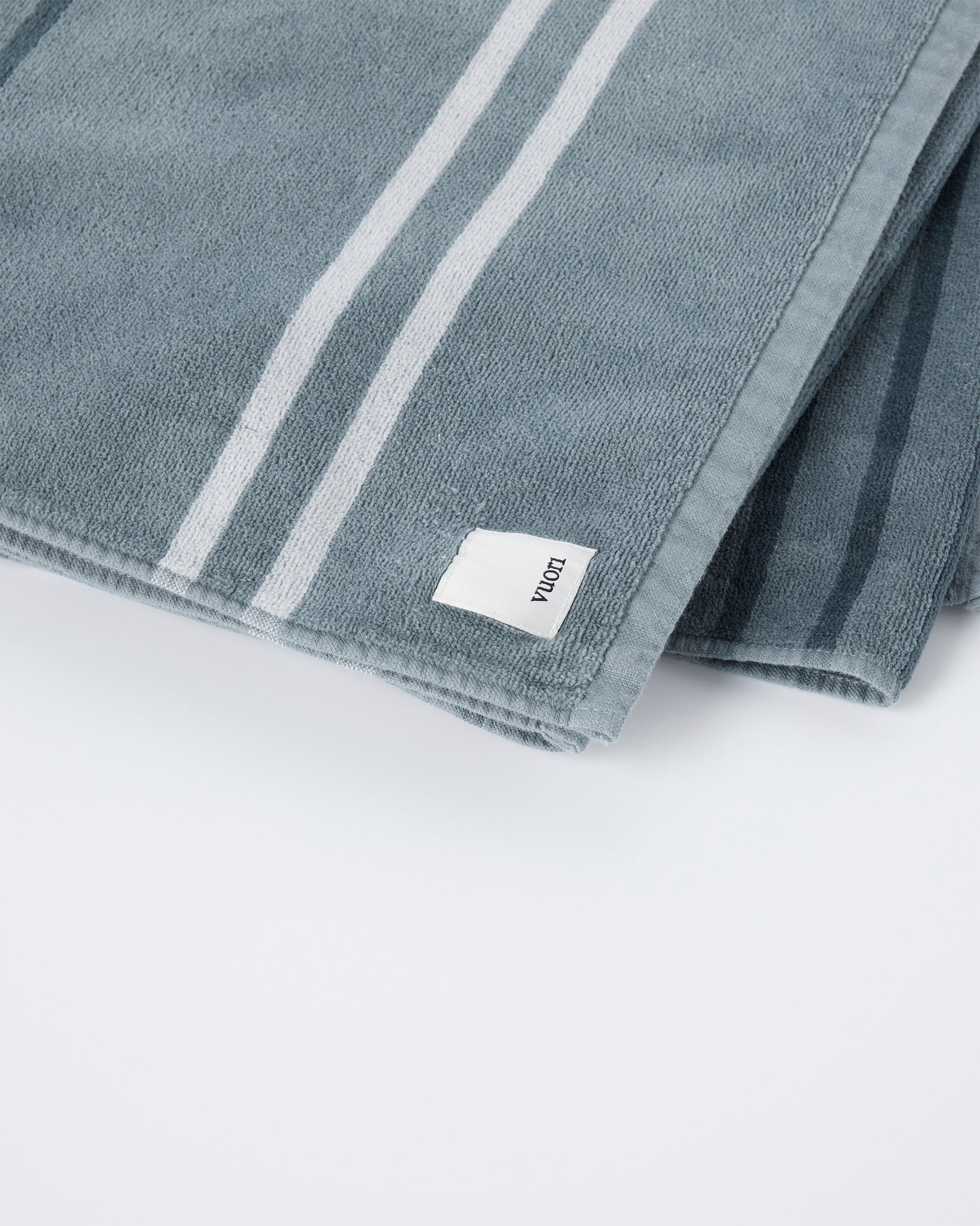 Stripe Beach Towel | Dusty Blue - Image 2