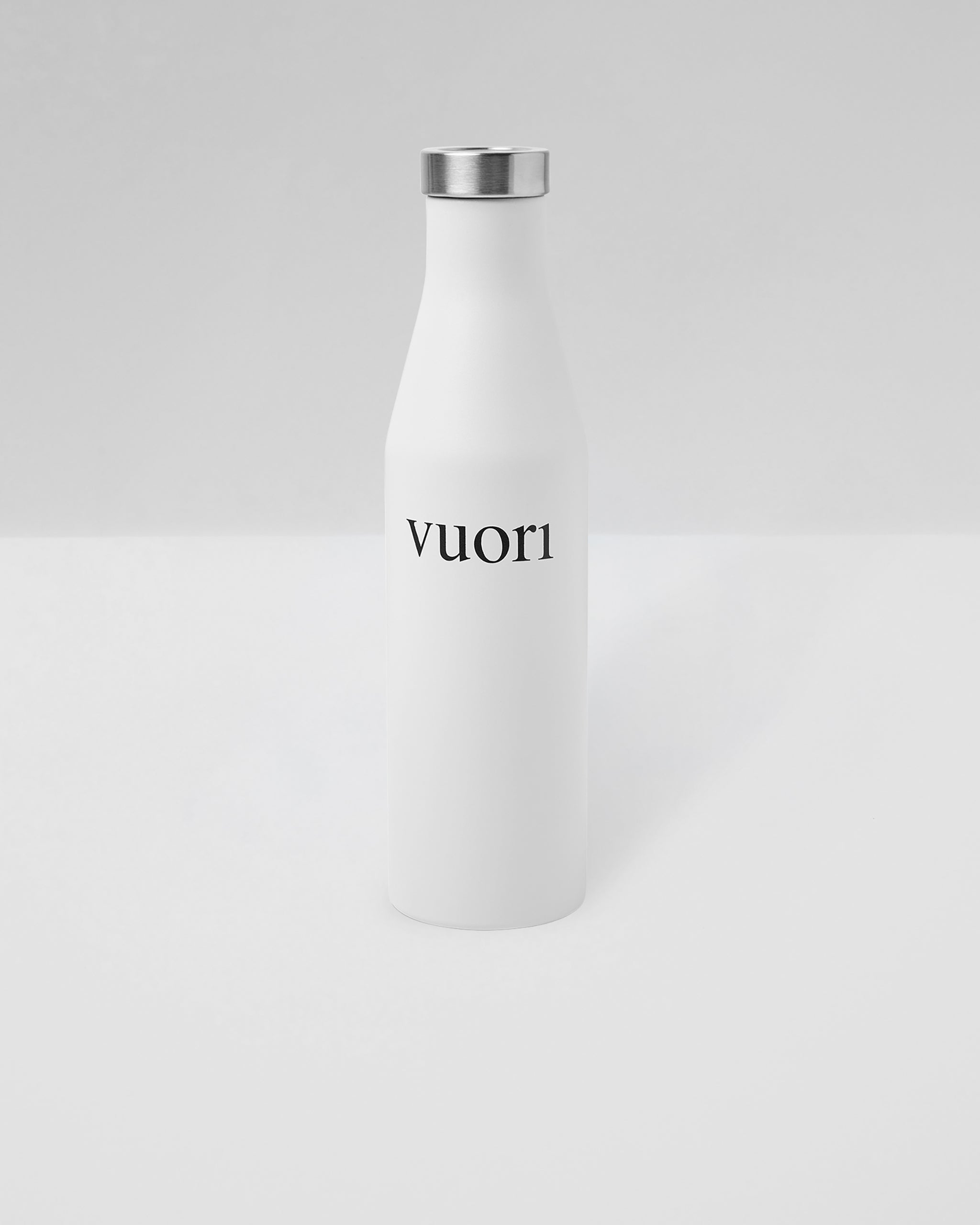 S6 Wordmark Mizu Water Bottle | White