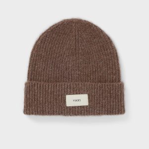Label Beanie | Nutmeg Heather