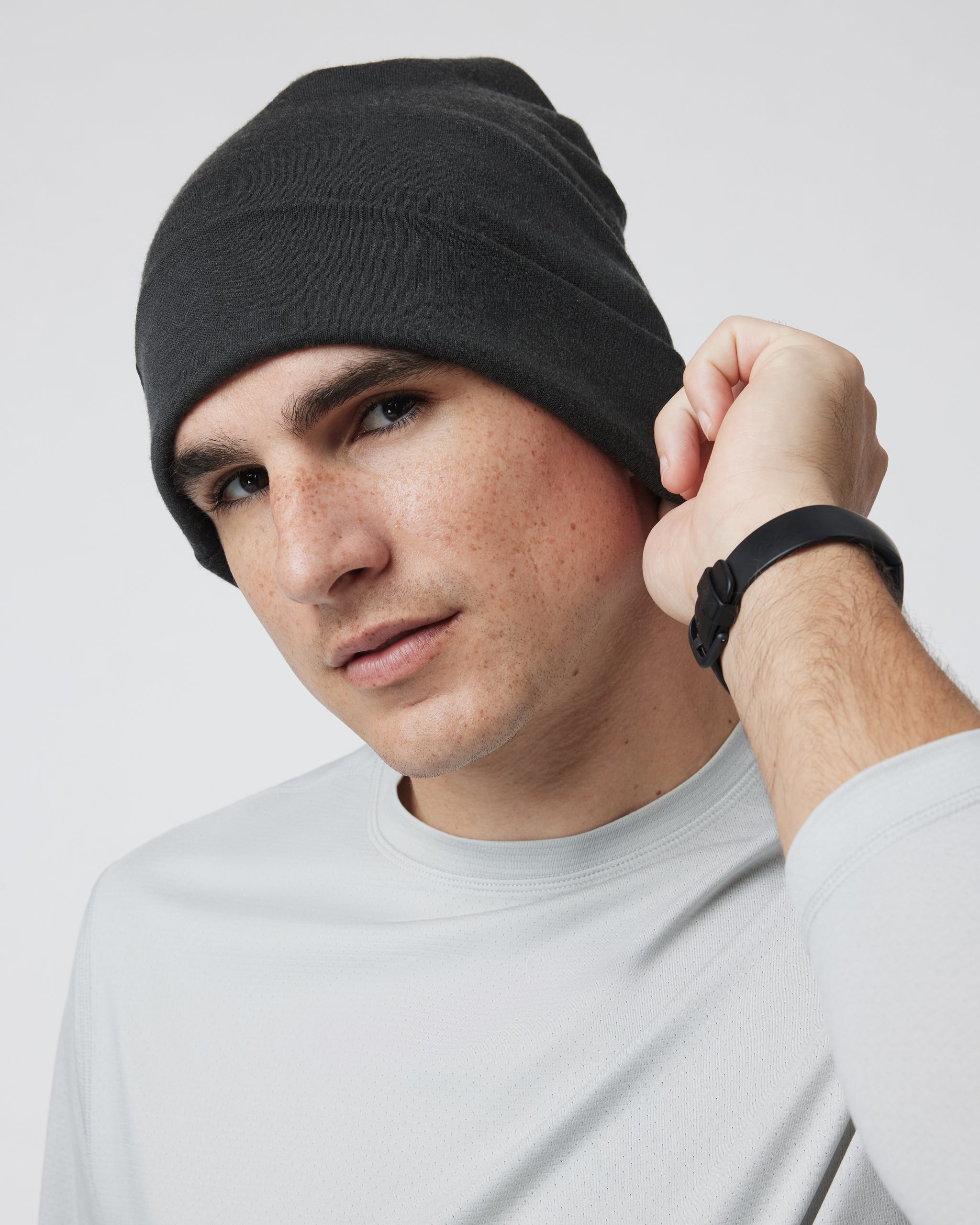 Performance Wool Beanie | Charcoal - Image 4