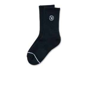 Half Crew Sock | Black (OLD)