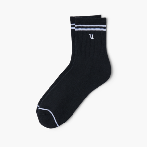 Half Crew V1 Sock | Black