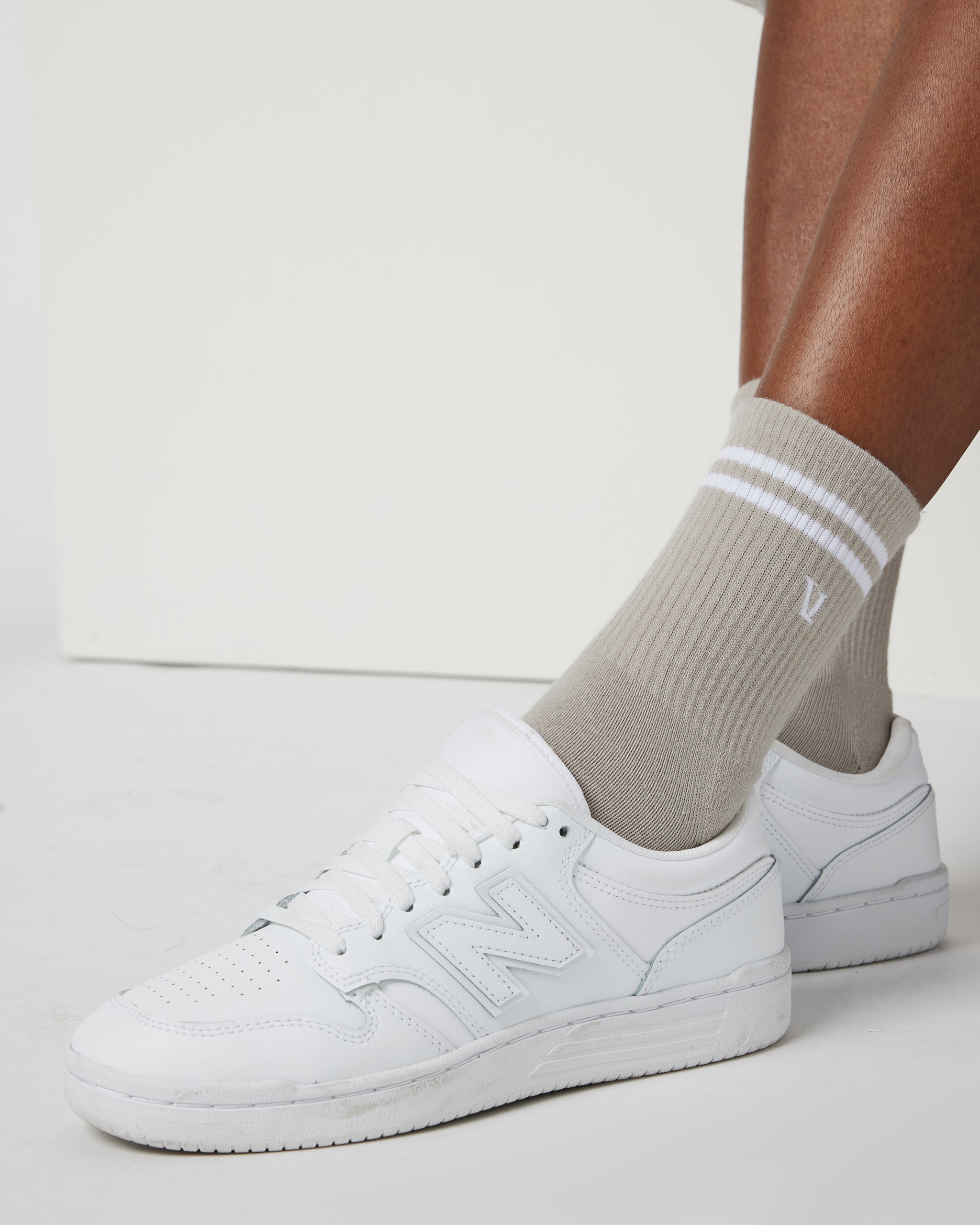 Half Crew V1 Sock | Dark Salt - Image 2