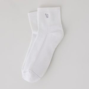 Quarter Crew V1 Sock | White (OLD)