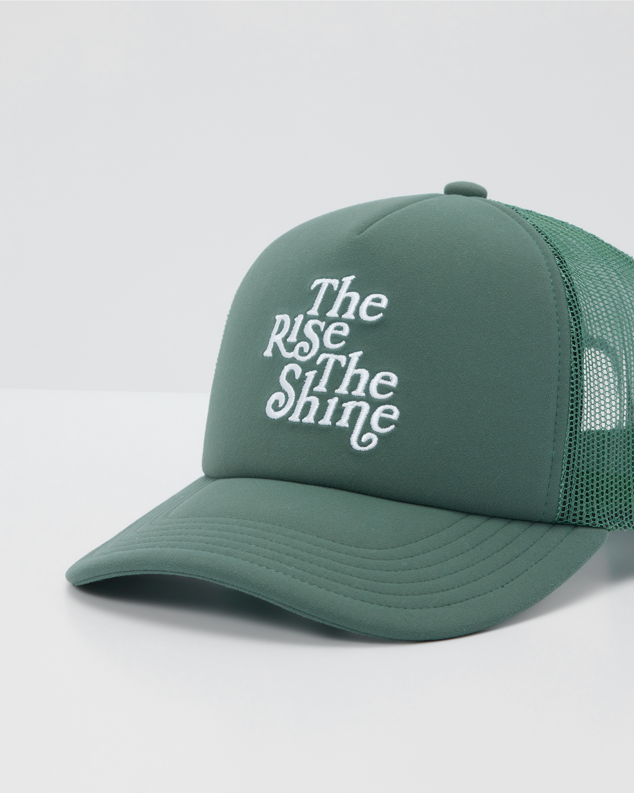 The Rise The Shine Trucker Hat | Agate Green - Image 4
