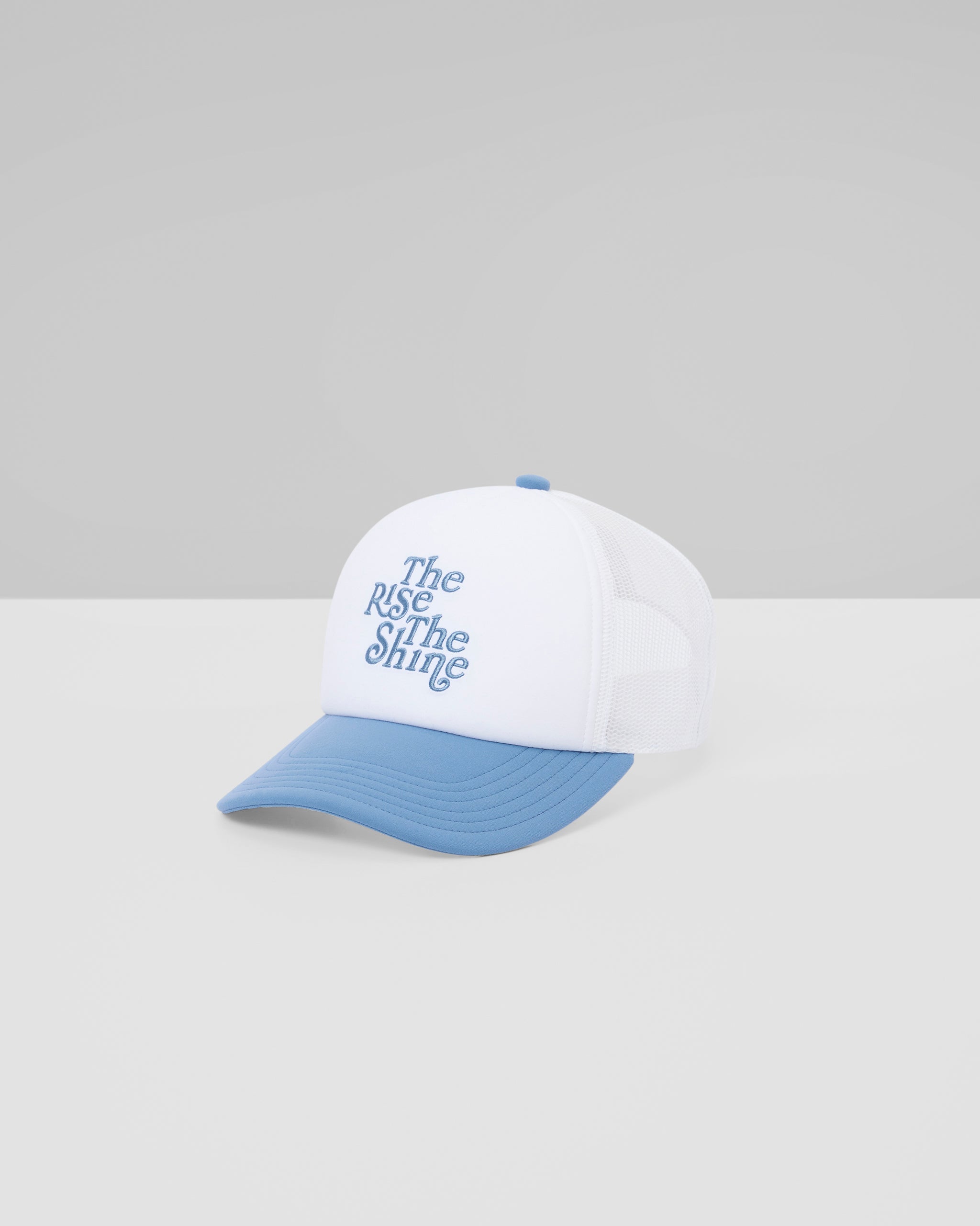 The Rise The Shine Trucker Hat | Light French Blue - Image 4