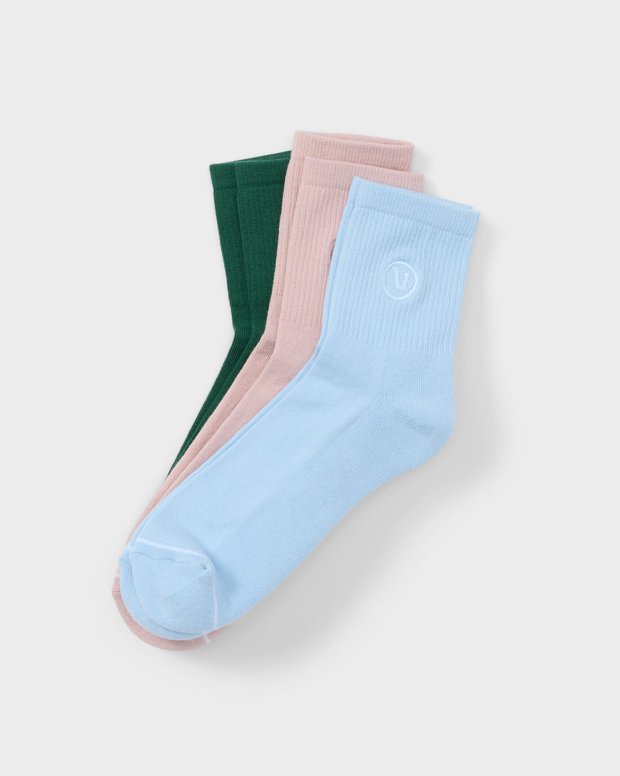 Half Crew Sock | Crystal Blue - Image 2