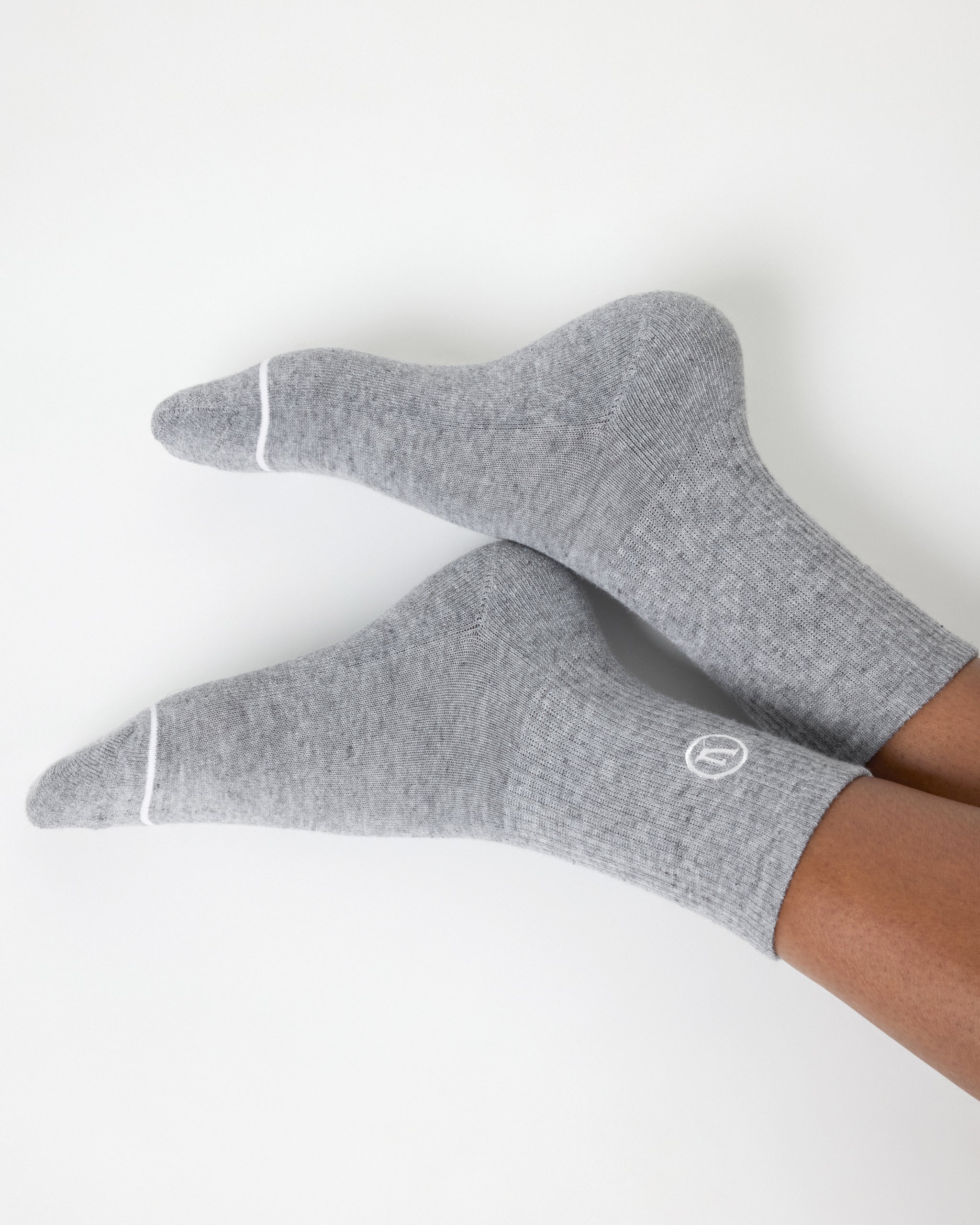 Half Crew Sock | Light Heather Grey 1.0 (OLD)