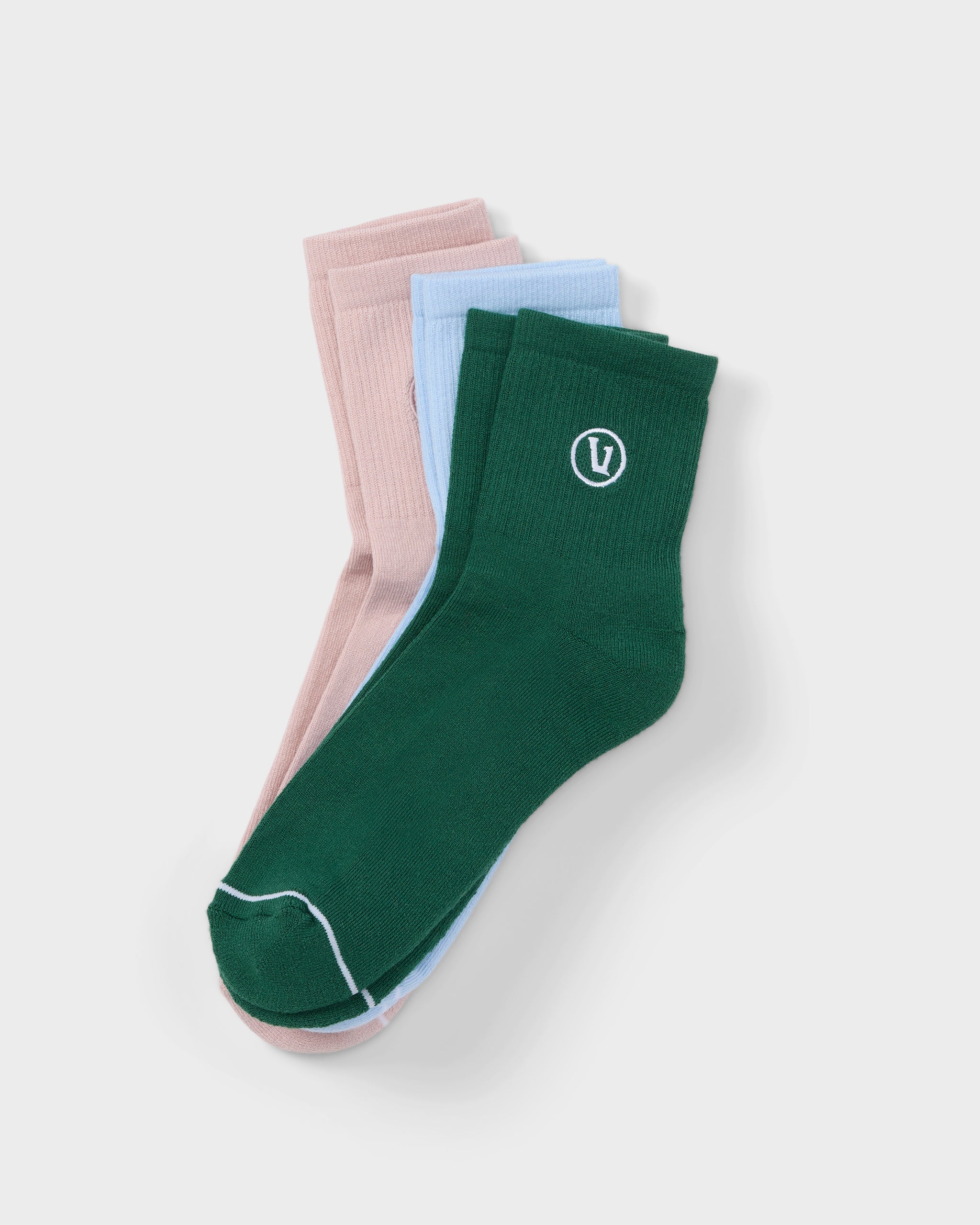 Half Crew Sock | Viridian - Image 4
