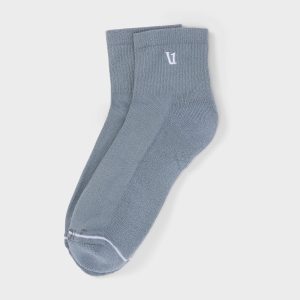 Quarter Crew V1 Sock | Slate Blue