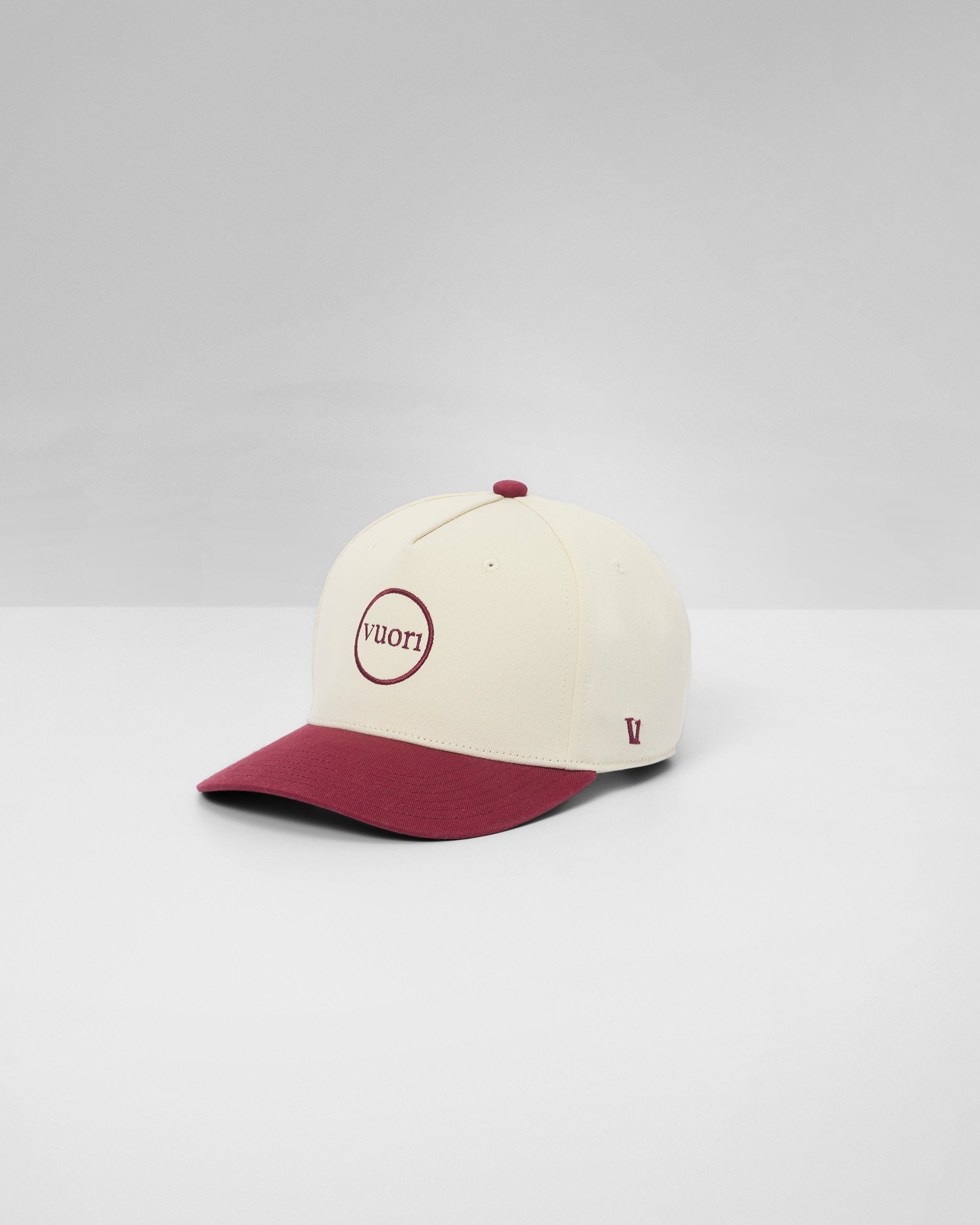 Hermosa Two Tone Hat | Burgundy