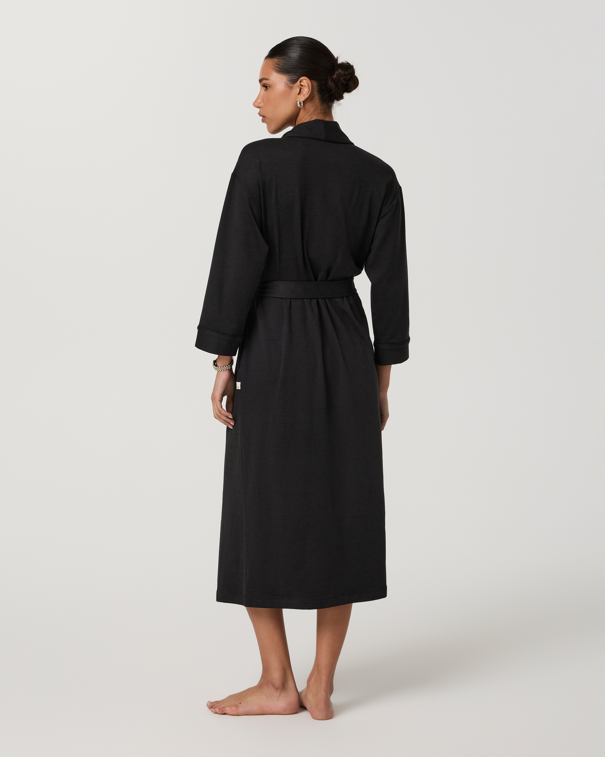 DreamKnit™ Robe | Black Heather - Image 3